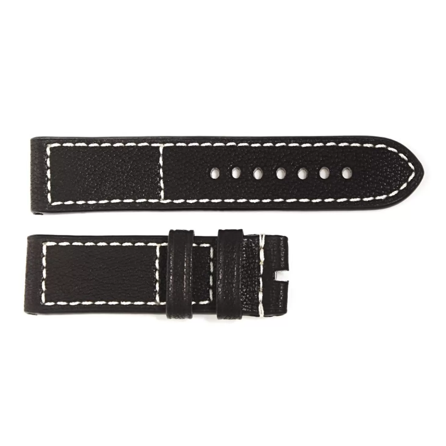 Band Zwart Oud Vintage, Wit Stiksel, Maat L^Steinhart Watches Best