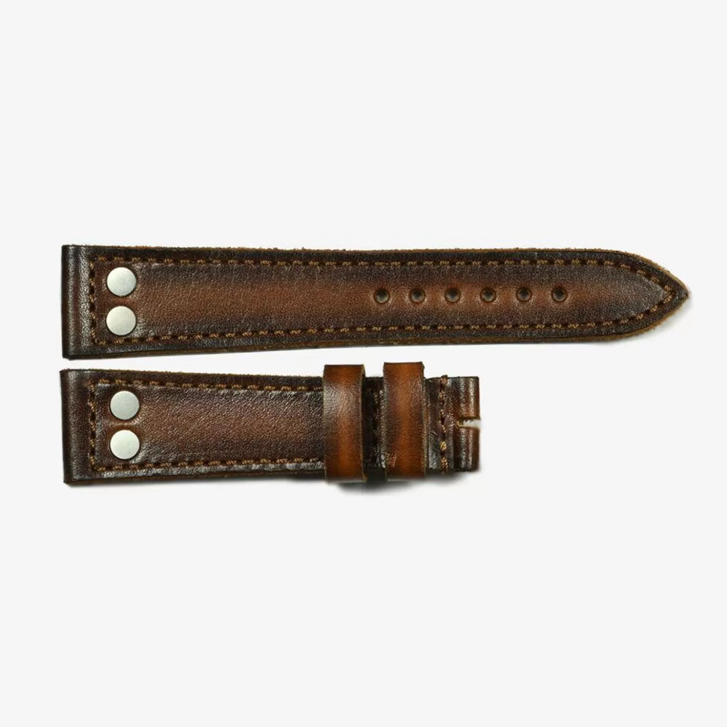 Leren Band Voor Nav B Gun Metal En Nav B Central Tweede Maat L^Steinhart Watches New
