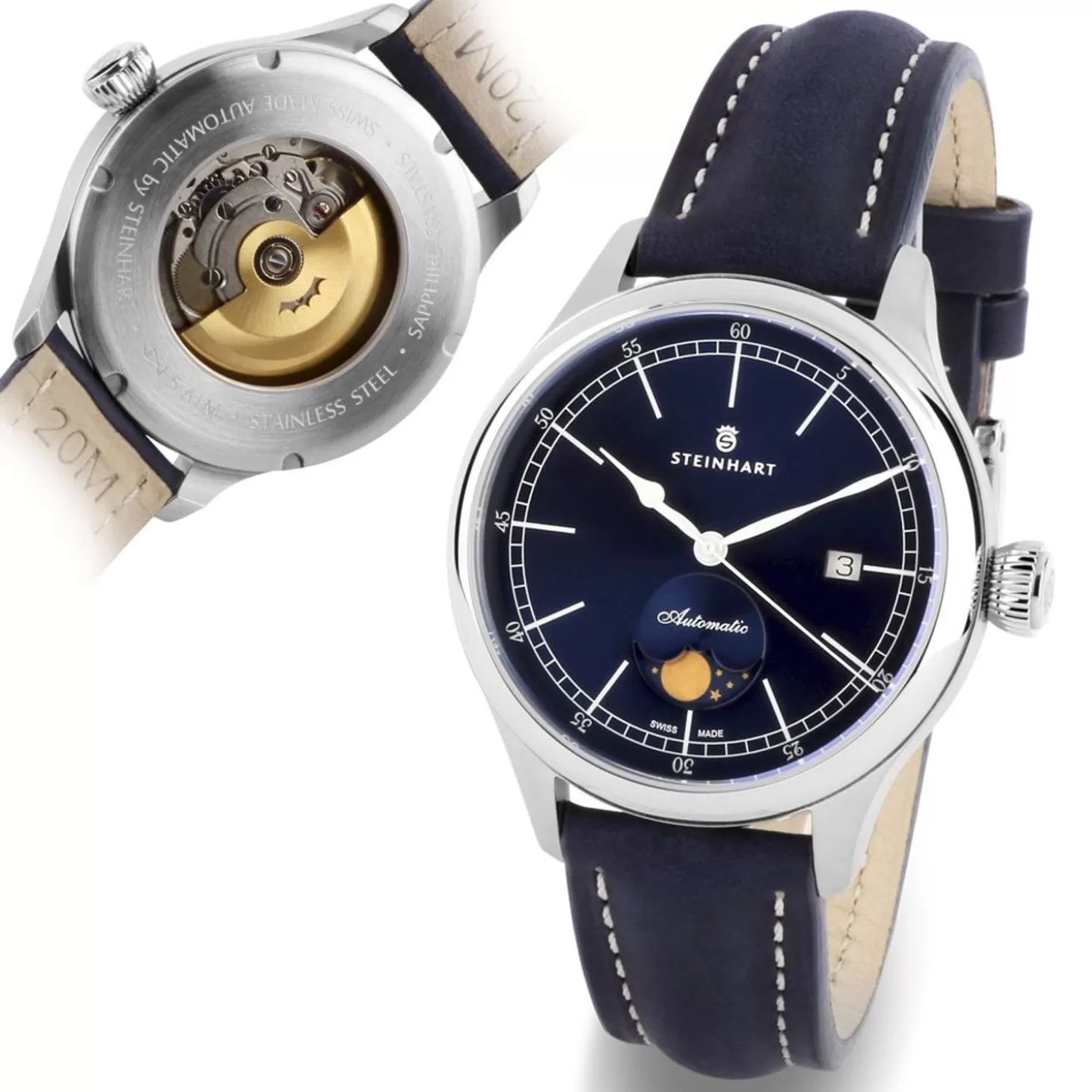 Mariene Maanfase Blauw^Steinhart Watches Discount