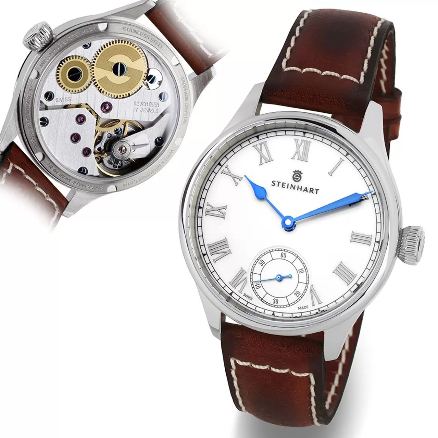 Marinechronometer 42 Witte Romein^Steinhart Watches Store