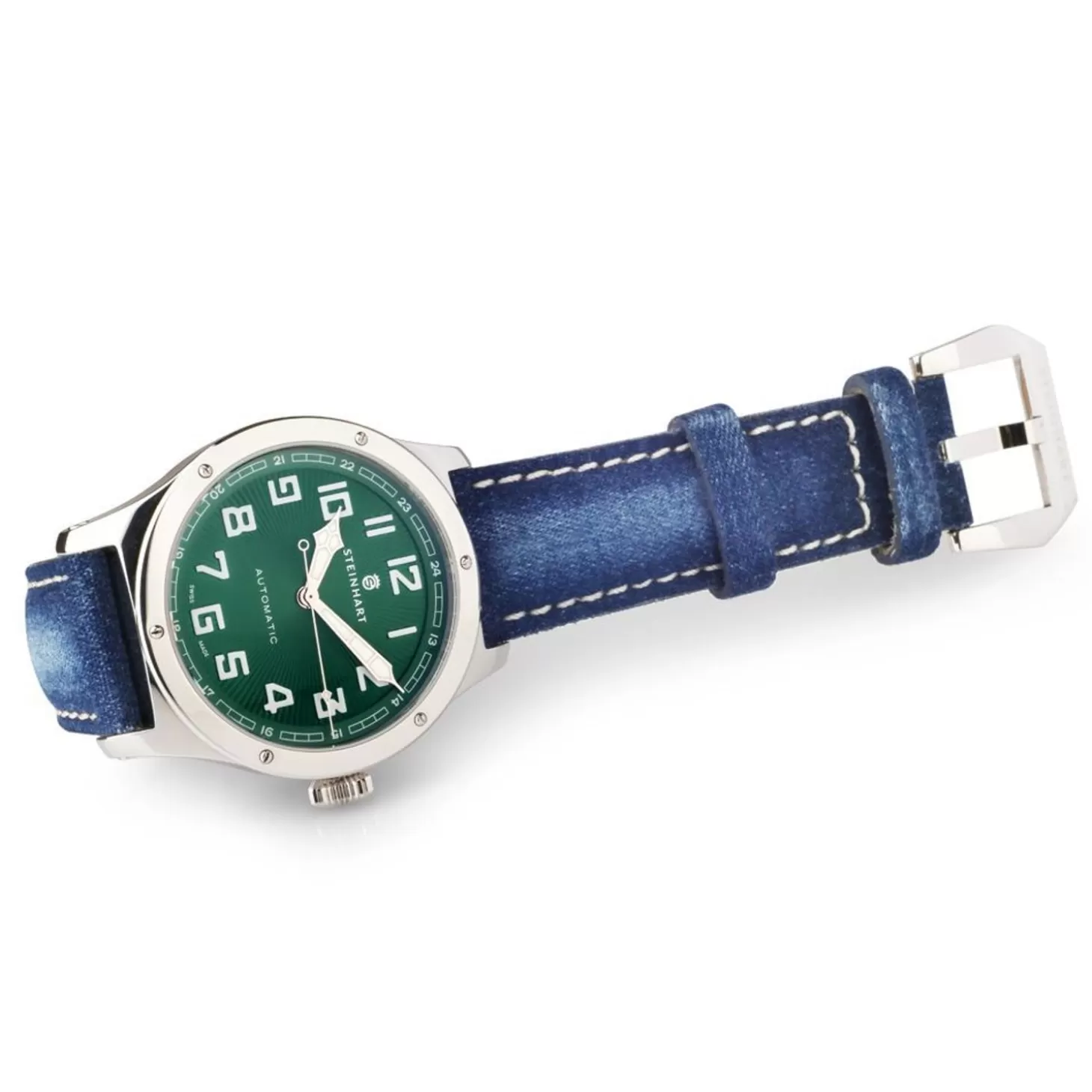 Militair 47 Automatisch Groen^Steinhart Watches Shop