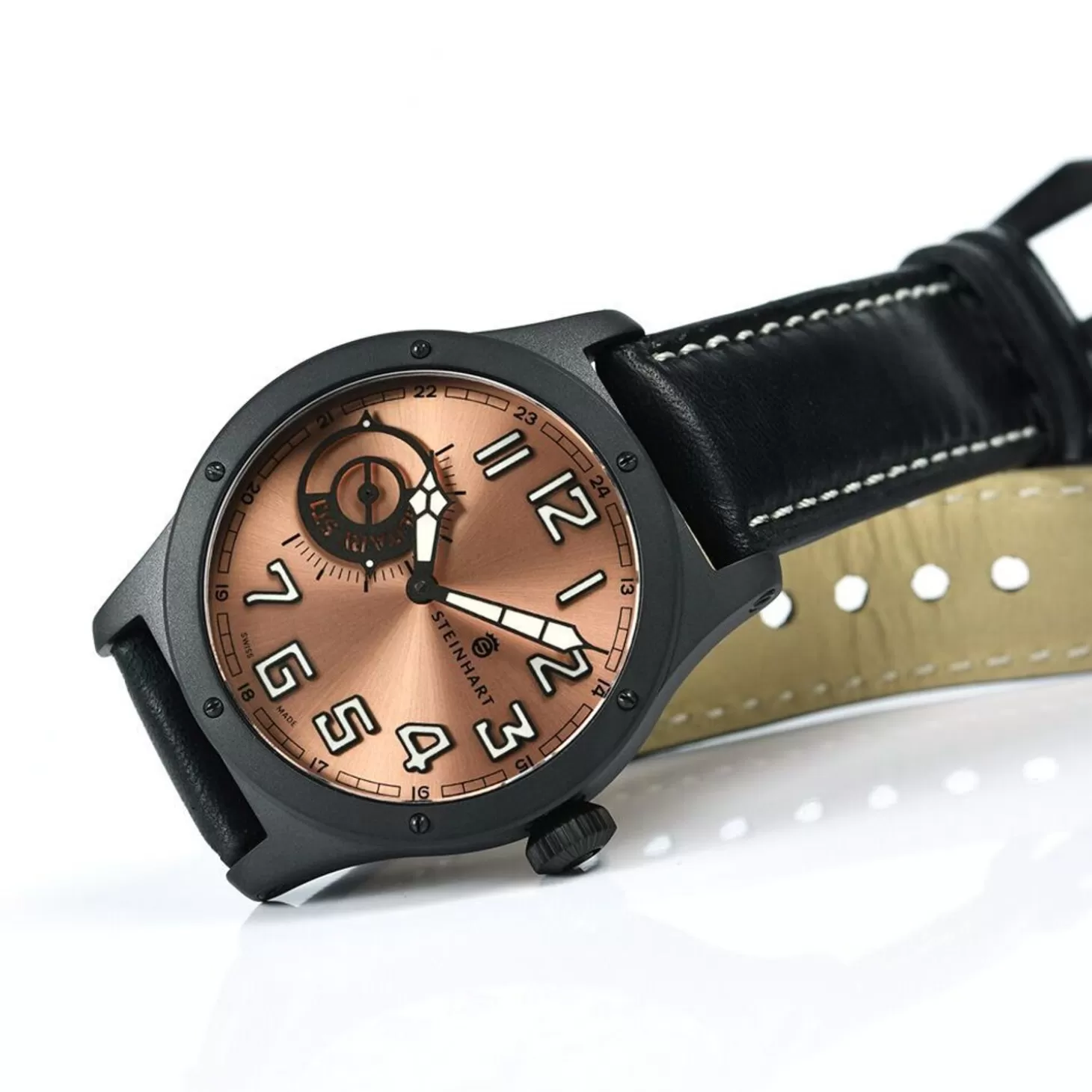 Militaire 47 St1 Pink Gold Ltd.-Editie^Steinhart Watches Online