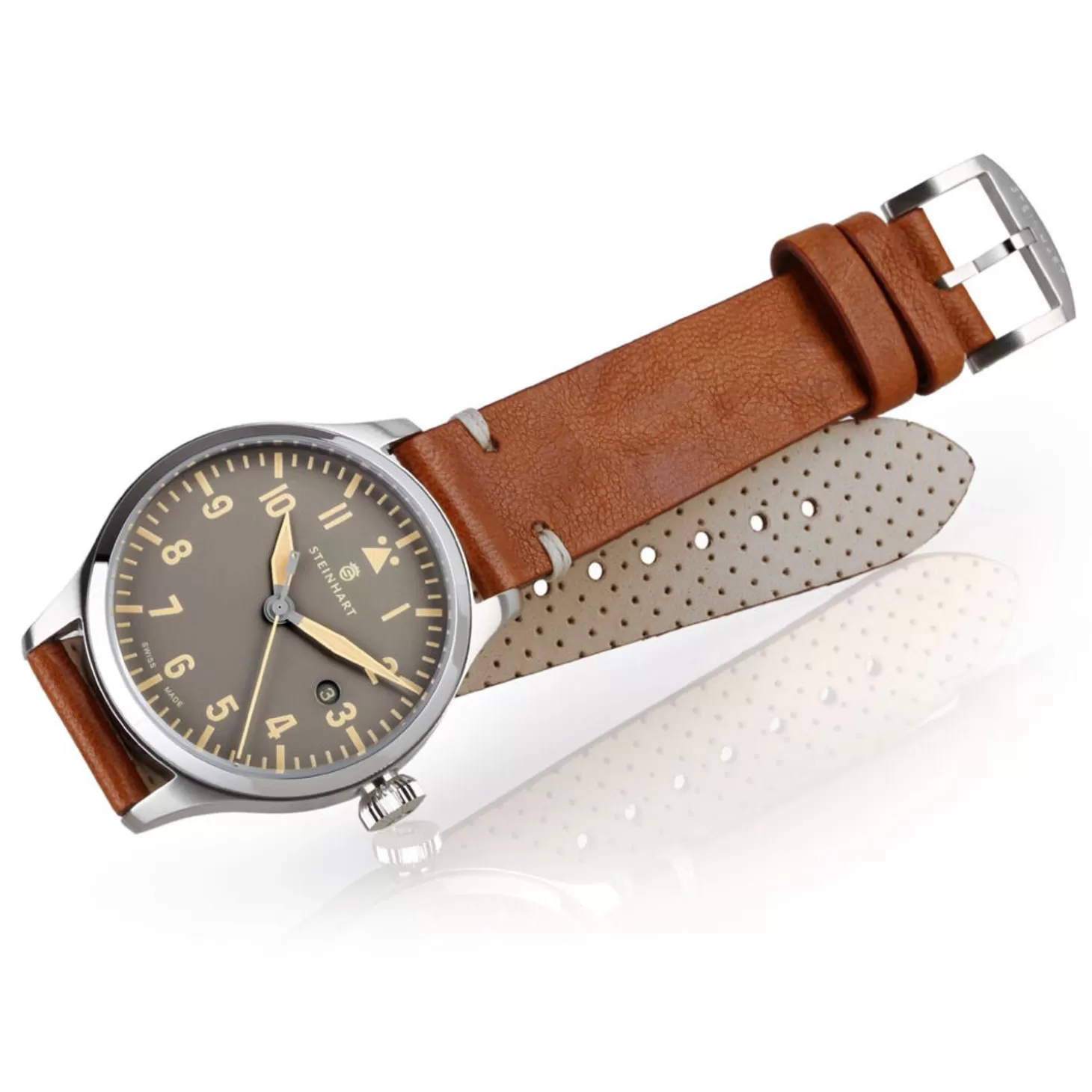 Nav B-Uhr 42 Vintage Beige A-Muster^Steinhart Watches Discount