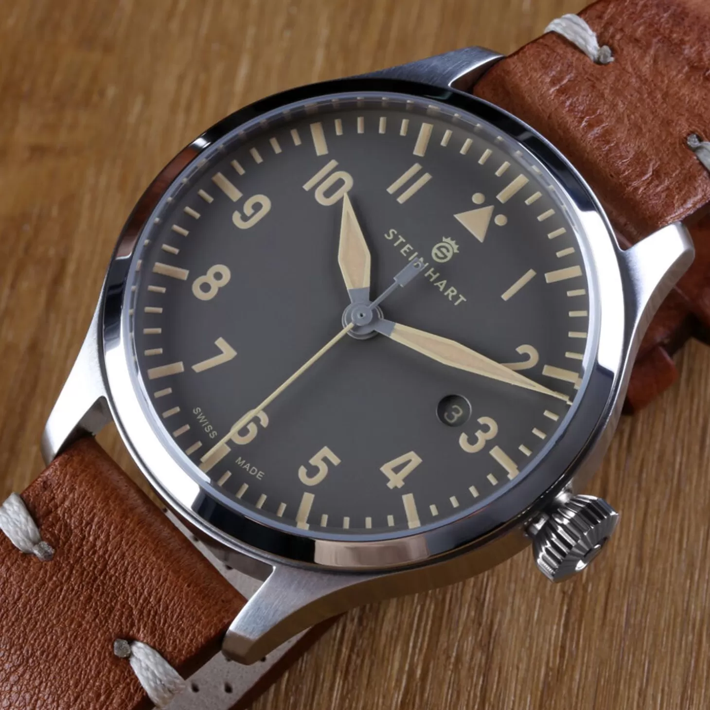 Nav B-Uhr 42 Vintage Beige A-Muster^Steinhart Watches Discount