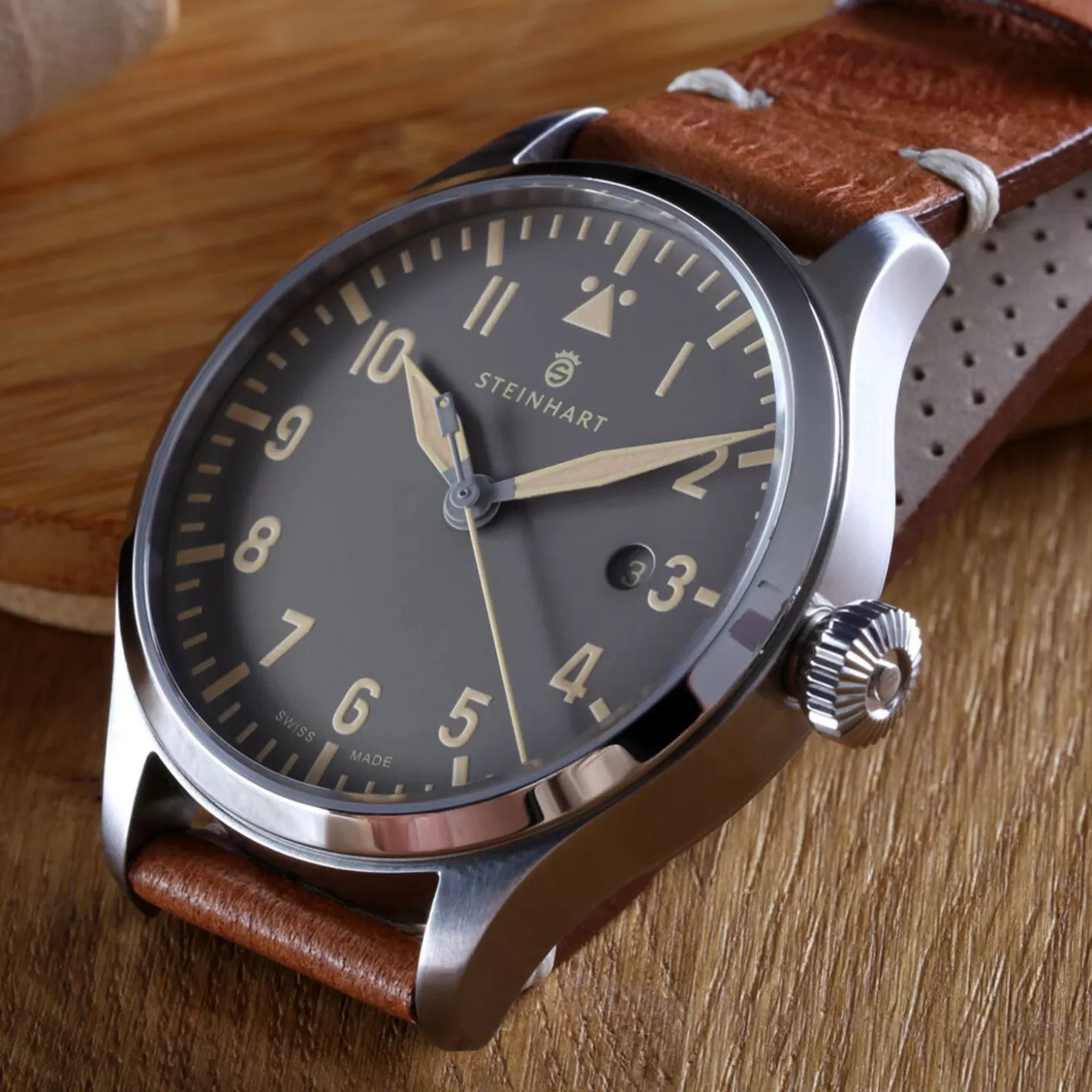 Nav B-Uhr 42 Vintage Beige A-Muster^Steinhart Watches Discount