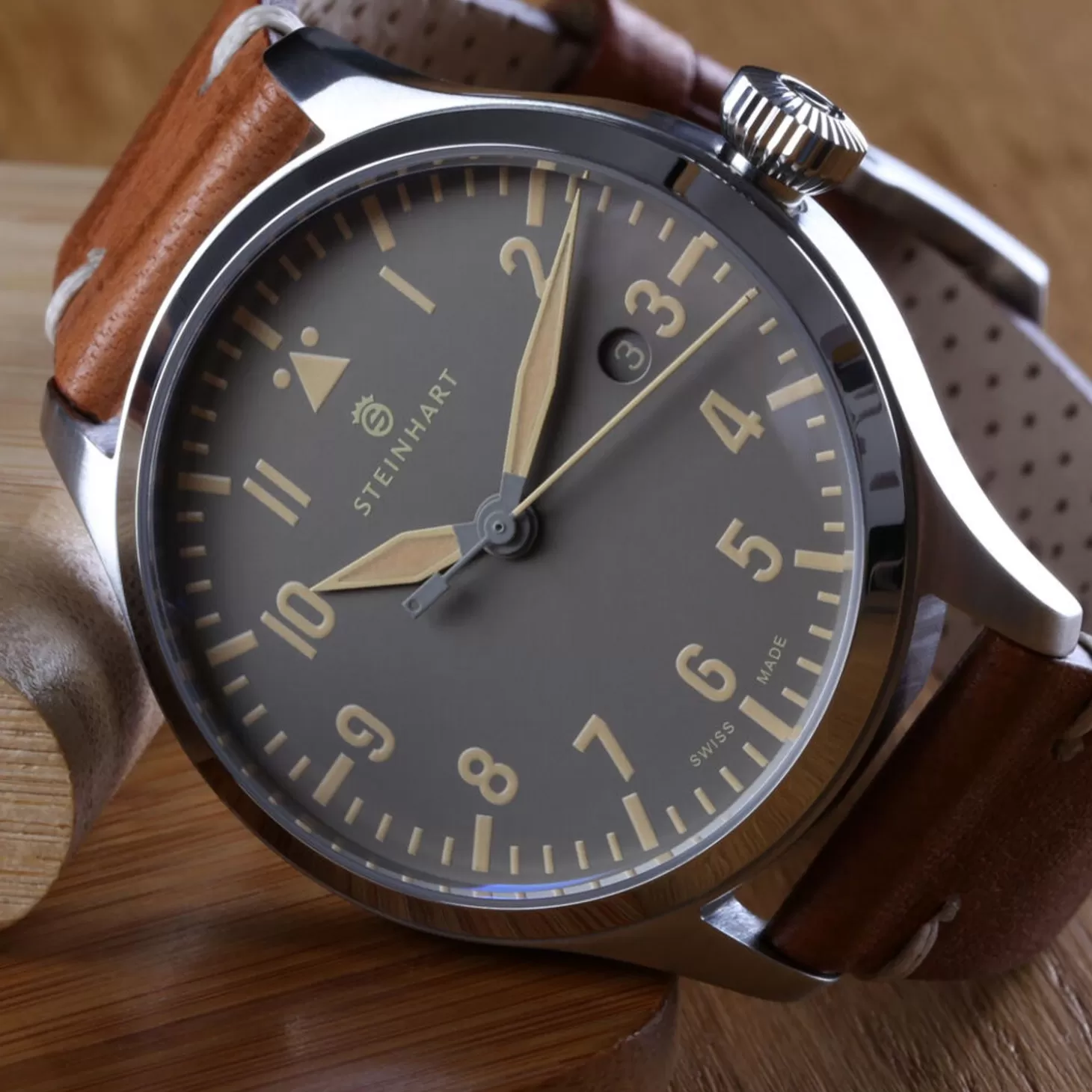 Nav B-Uhr 42 Vintage Beige A-Muster^Steinhart Watches Discount