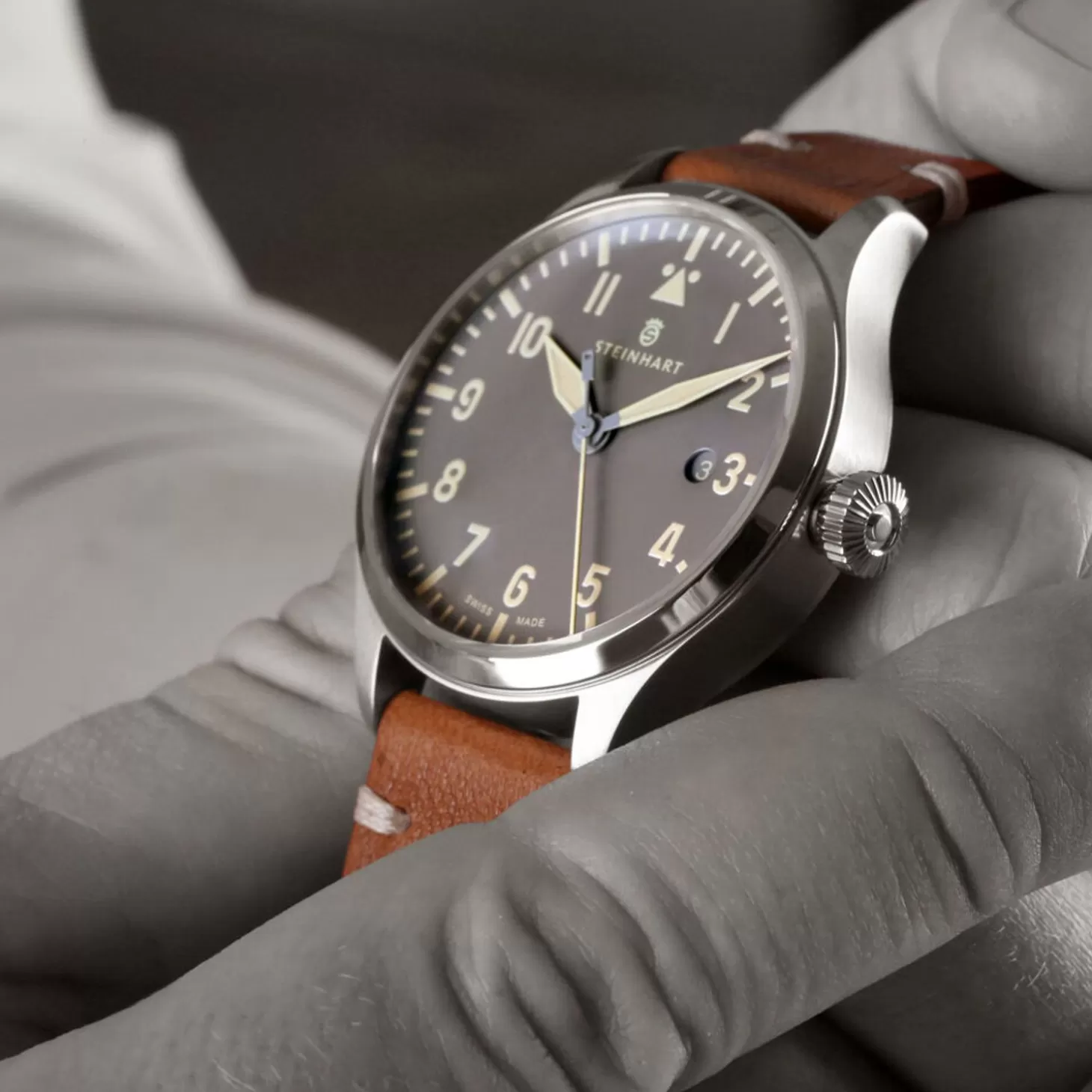 Nav B-Uhr 42 Vintage Beige A-Muster^Steinhart Watches Discount