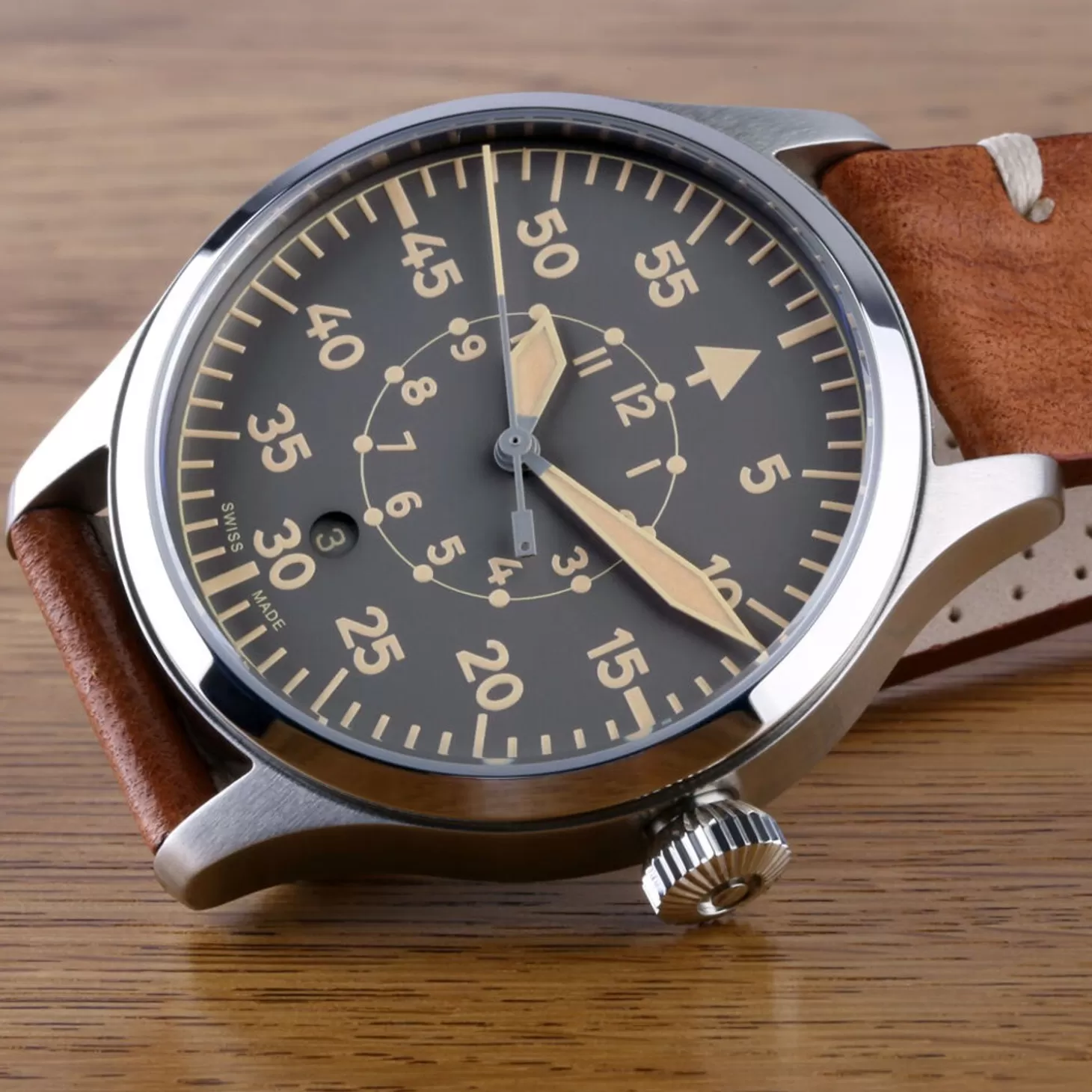 Nav B-Uhr 42 Vintage Beige B-Muster^Steinhart Watches Best
