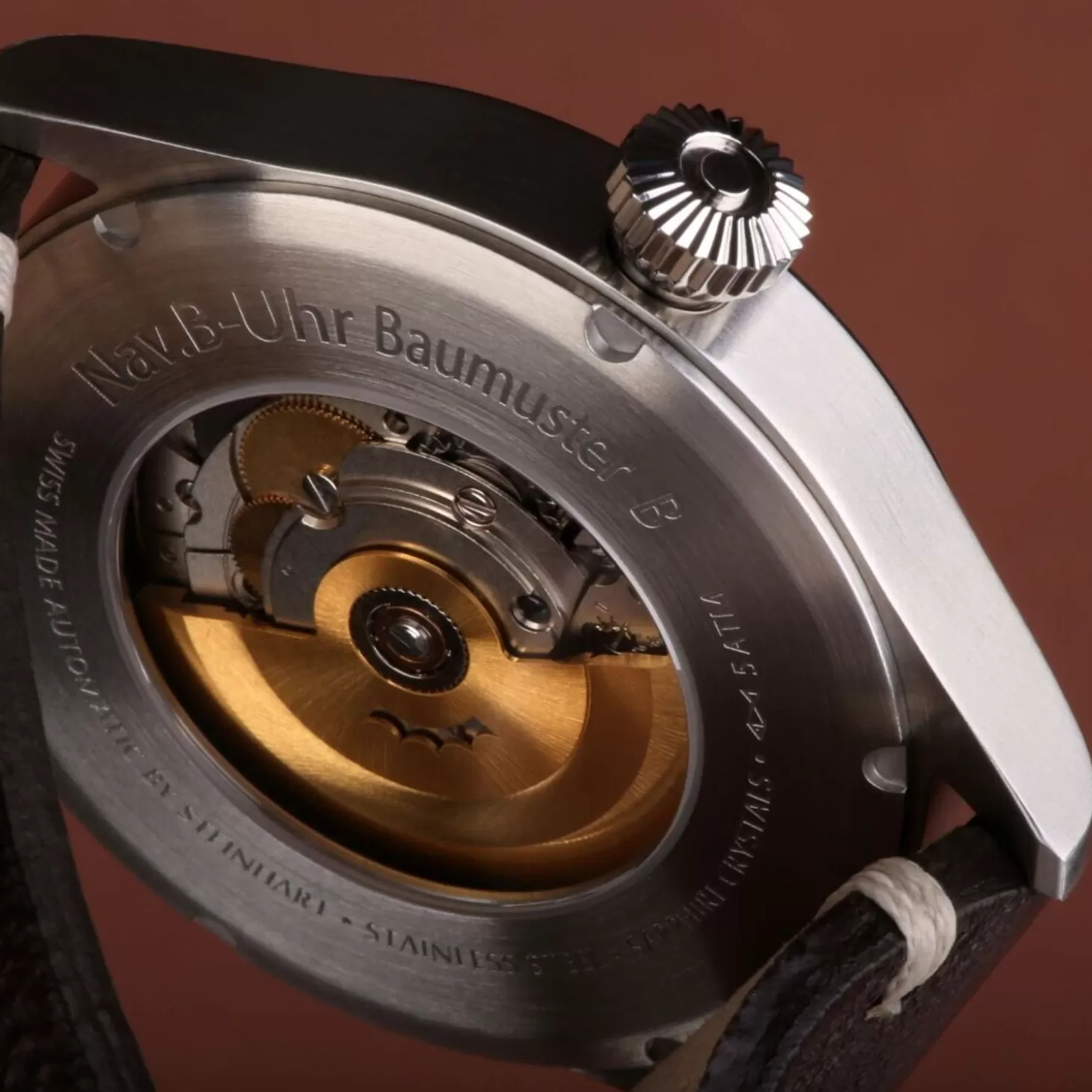 Nav B-Uhr 42 Vintage Bruin A-Muster^Steinhart Watches Online