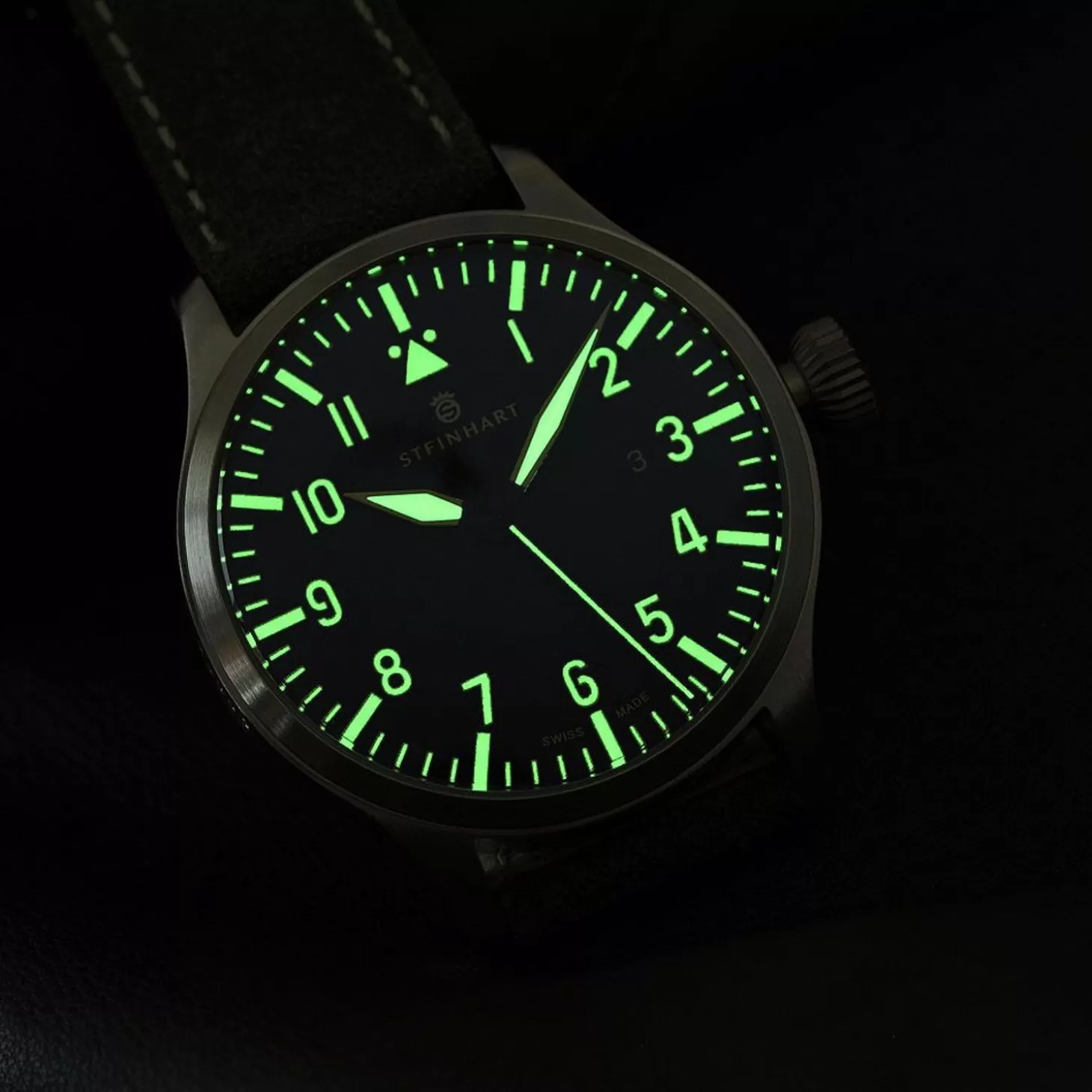 Nav B-Uhr 44 Datum Vintage Grijs^Steinhart Watches Fashion