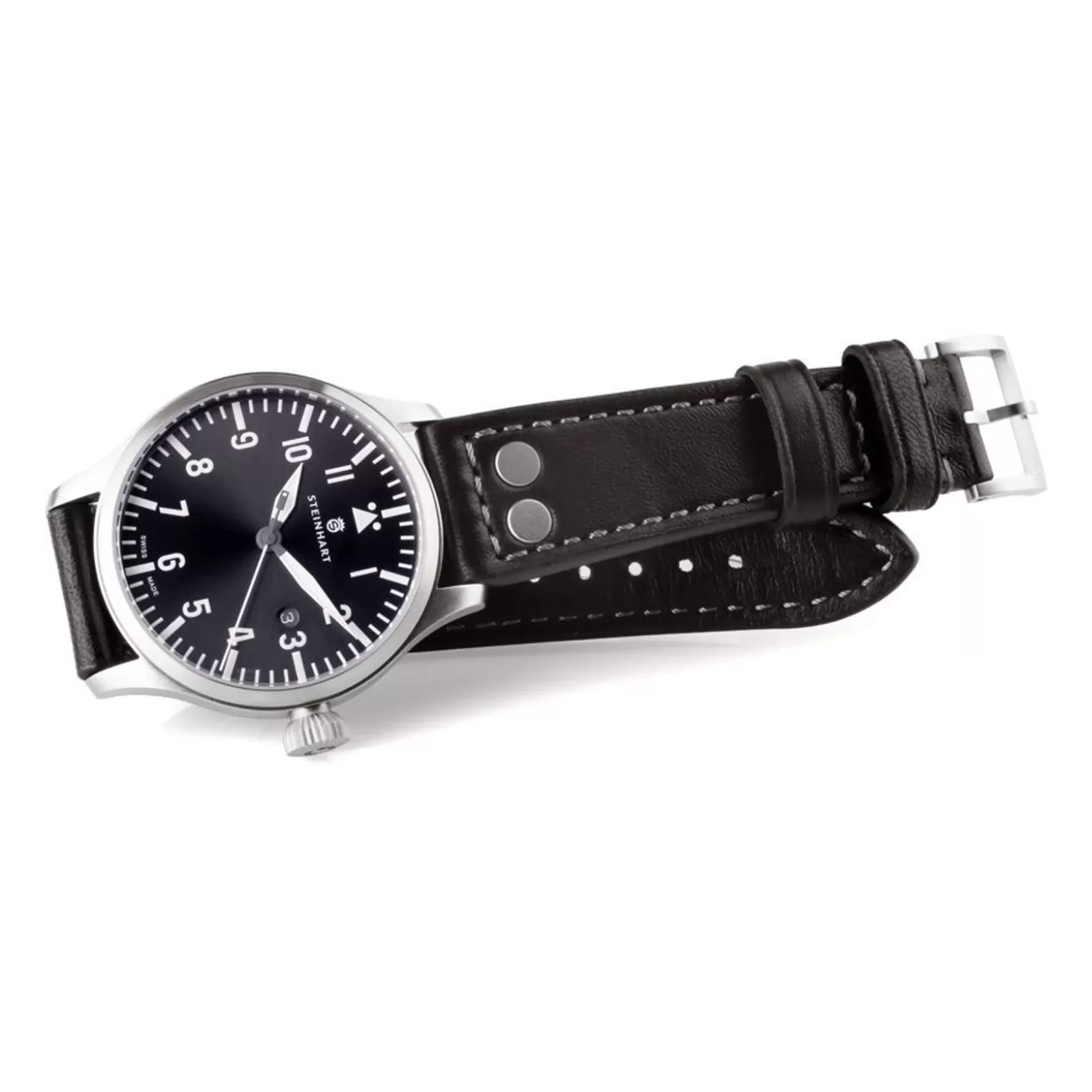 Nav B-Uhr 44 Datumgrijs^Steinhart Watches New