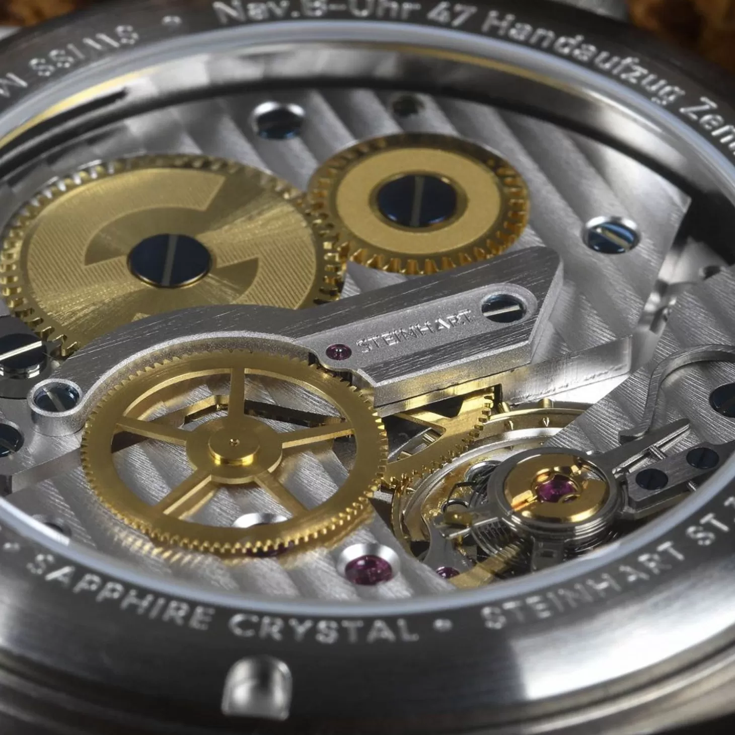 Nav B-Uhr 47 Titan A-Type Centrale Seconde^Steinhart Watches Online