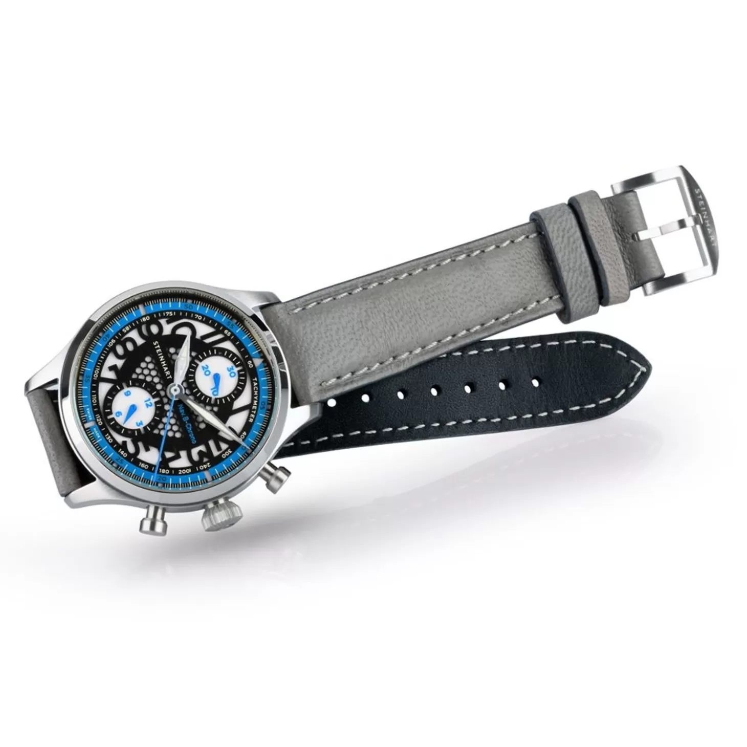 Nav.B-Chrono 42 Skeletblauw^Steinhart Watches Sale