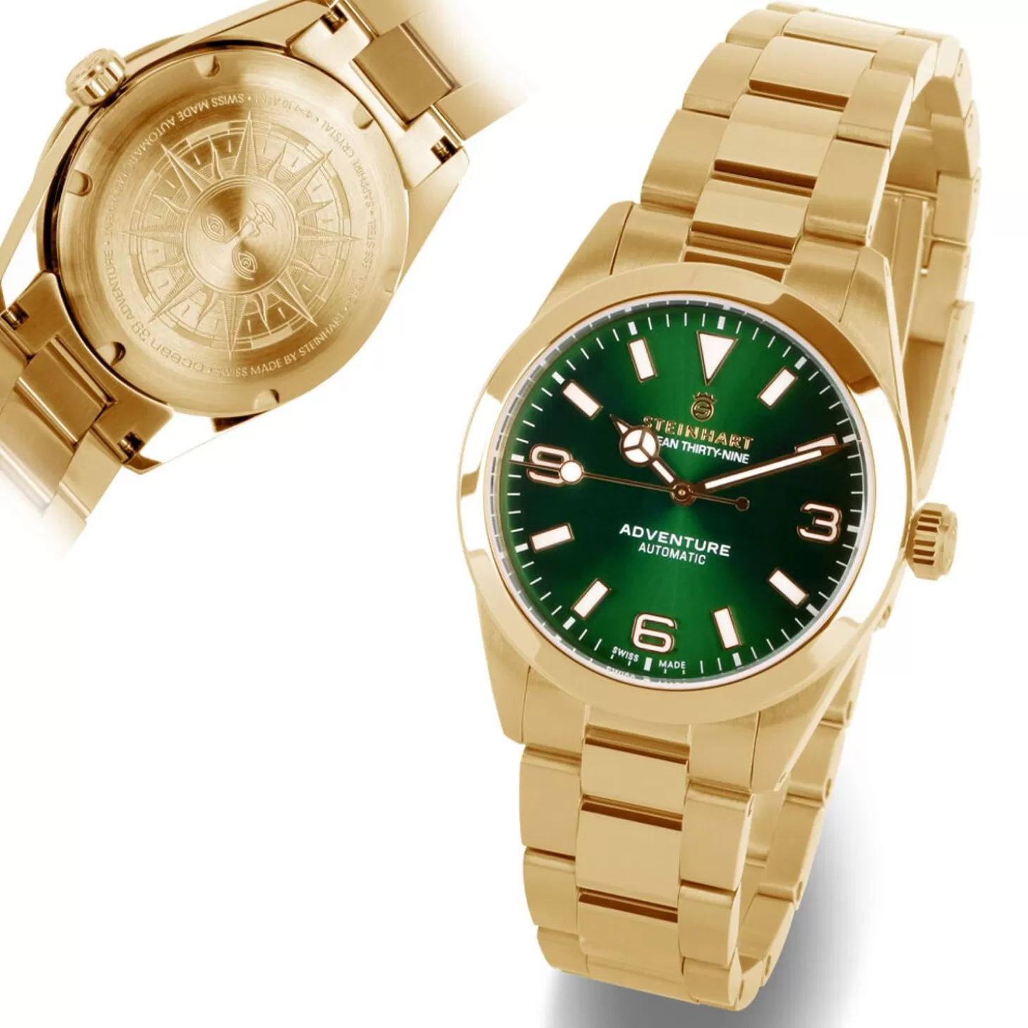 Oceaan 39 Avontuur Goud^Steinhart Watches Hot