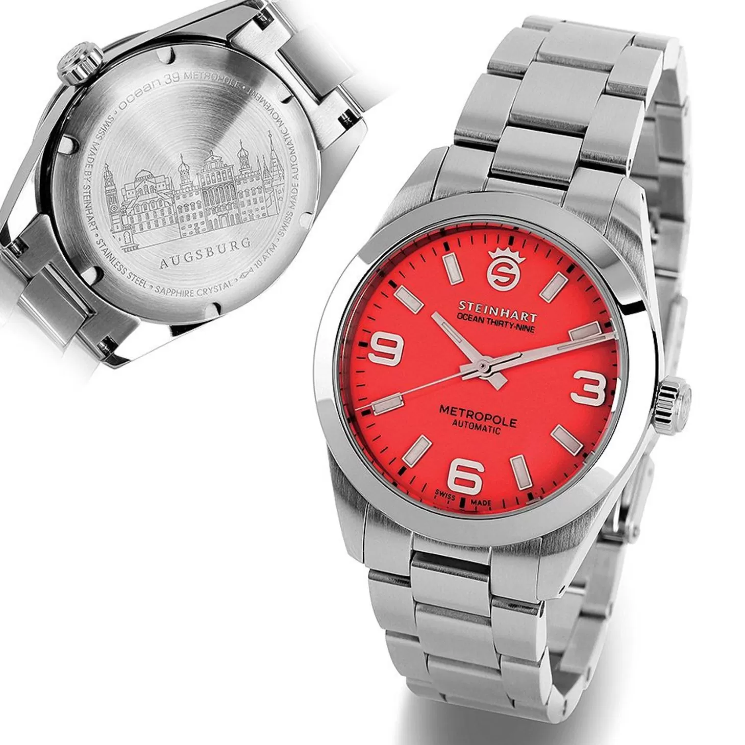 Oceaan 39 Metropole Rood^Steinhart Watches Sale