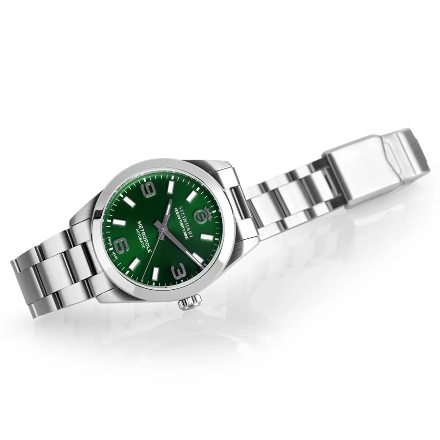 Oceaan 39 Metropole Zonnestraalgroen^Steinhart Watches Best