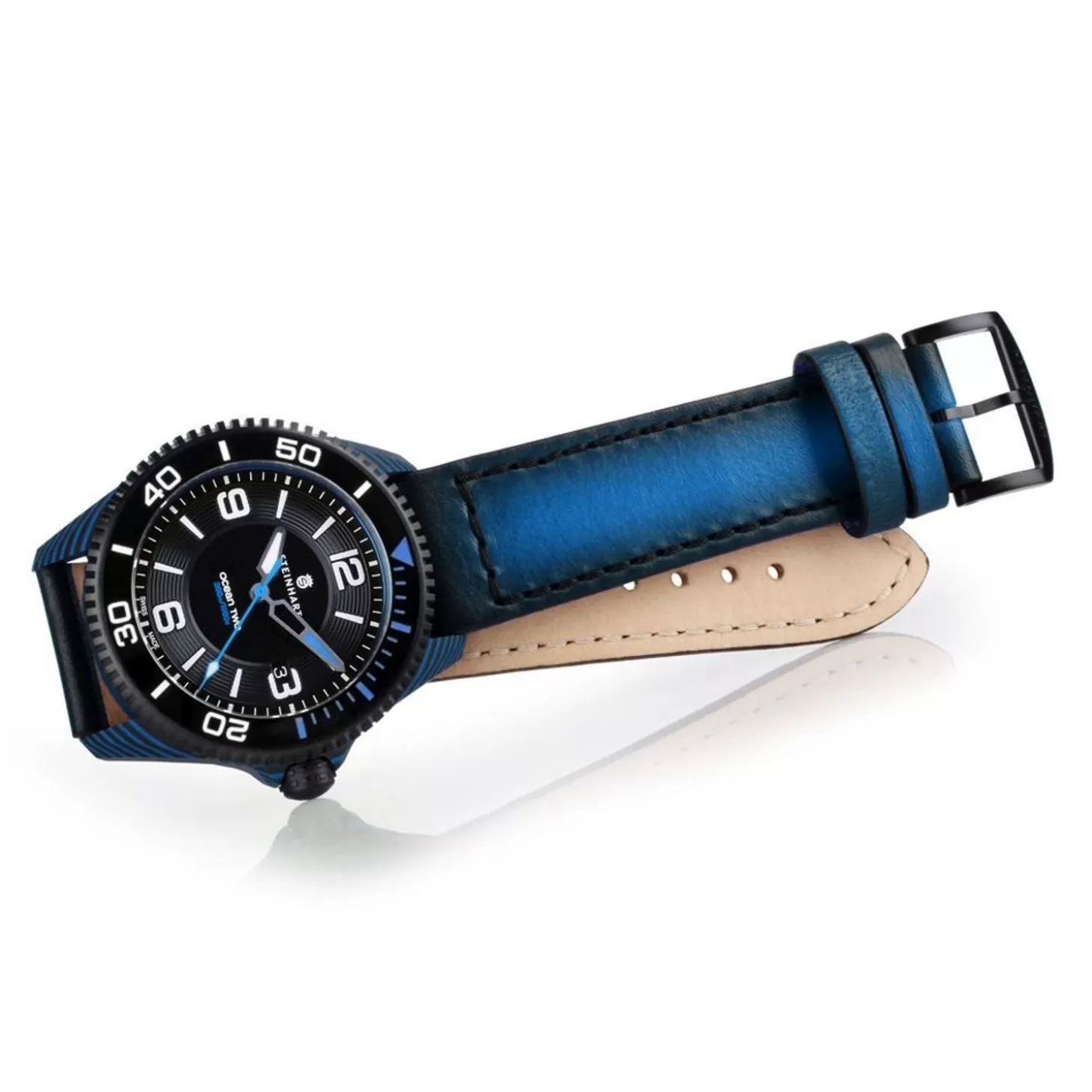 Ocean 2 Premium Koolstofblauw Duikhorloge^Steinhart Watches Clearance