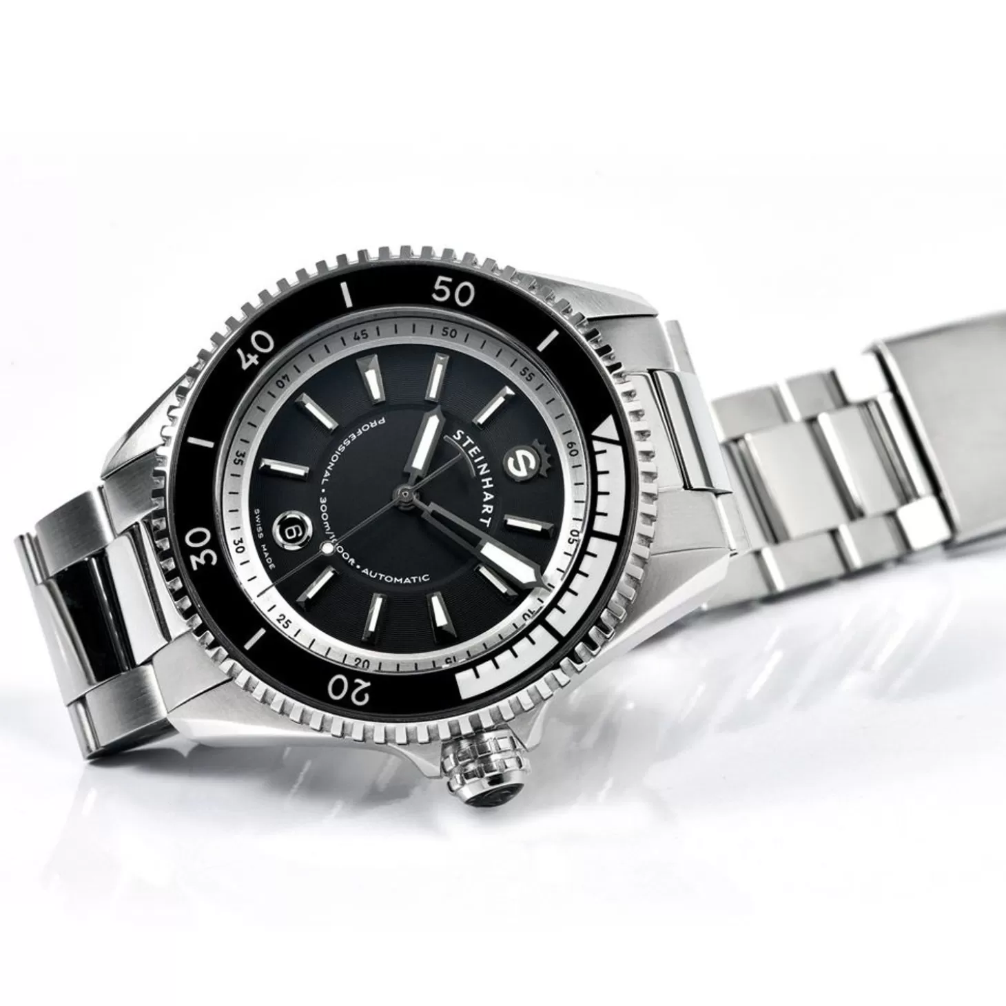 Ocean 2 Premium Zwart Duikhorloge^Steinhart Watches Best Sale