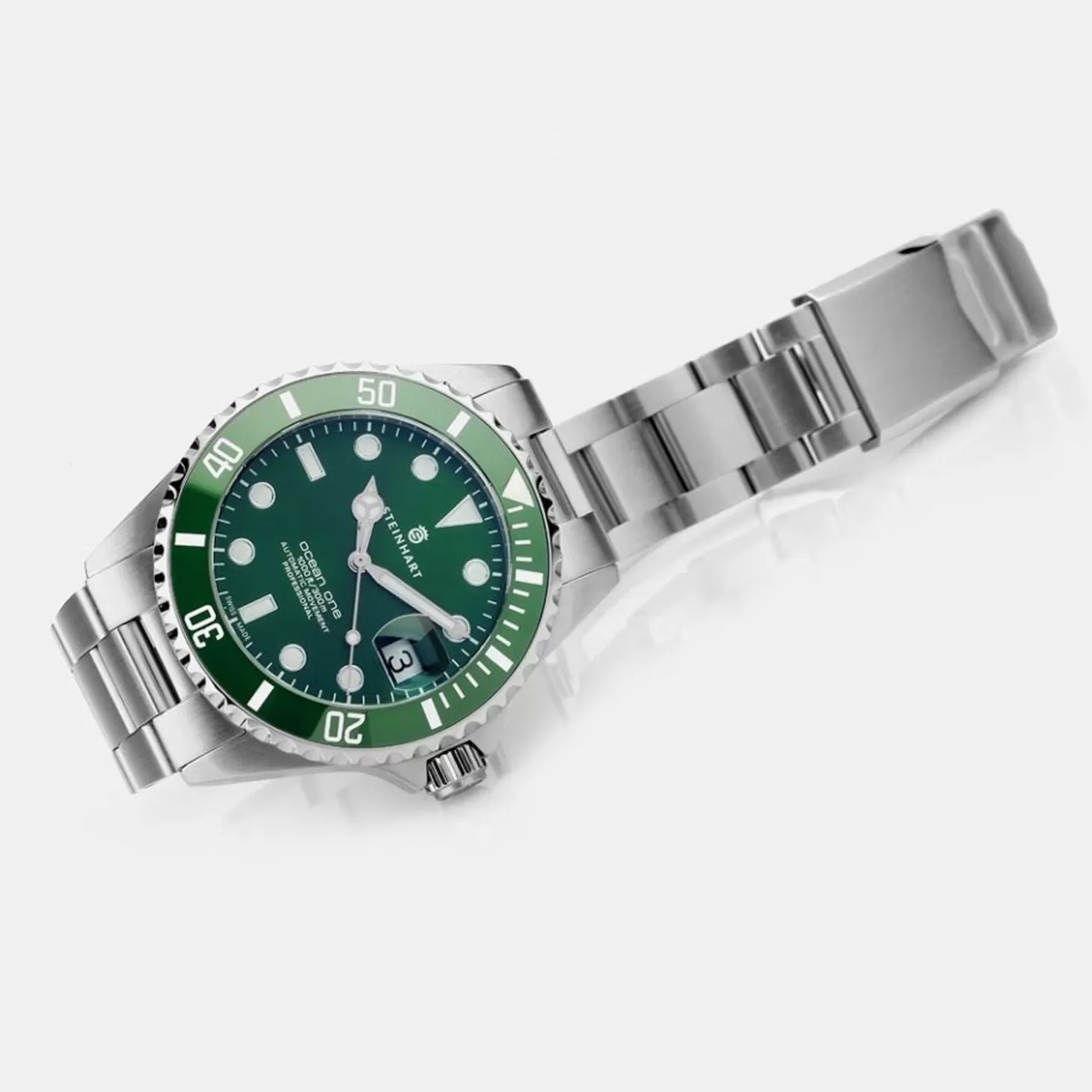 Ocean 39 Dubbelgroen Keramiek Premium Duikhorloge^Steinhart Watches Fashion