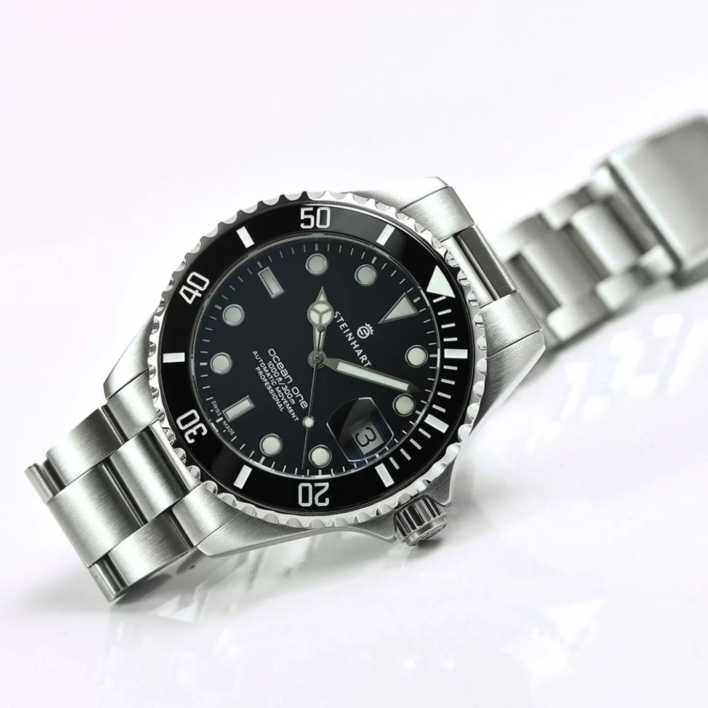 Ocean 39 Duikhorloge Van Zwart Keramiek^Steinhart Watches Cheap