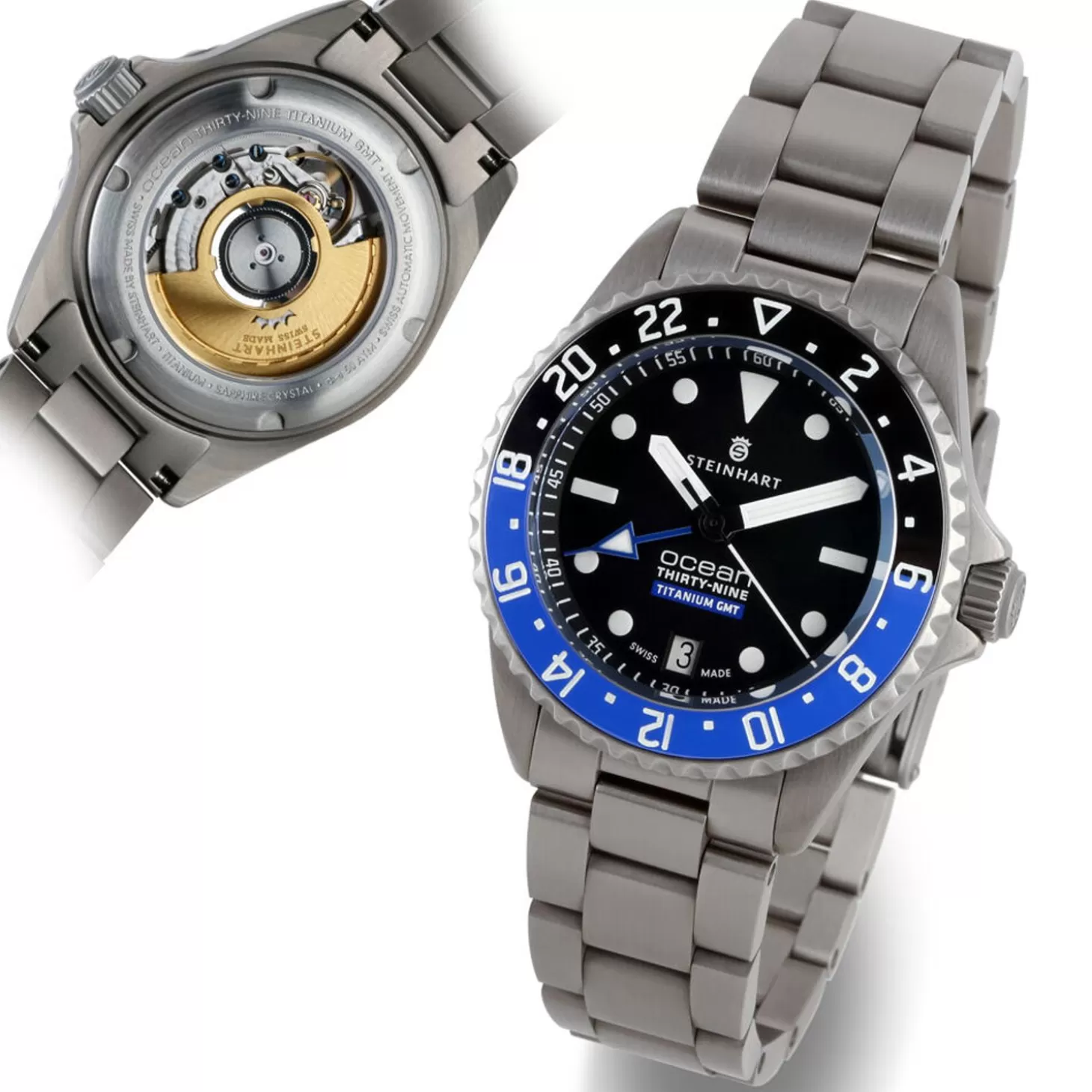 Ocean 39 Gmt Titan Premium Keramiek Steinhart Watches Best Horloges