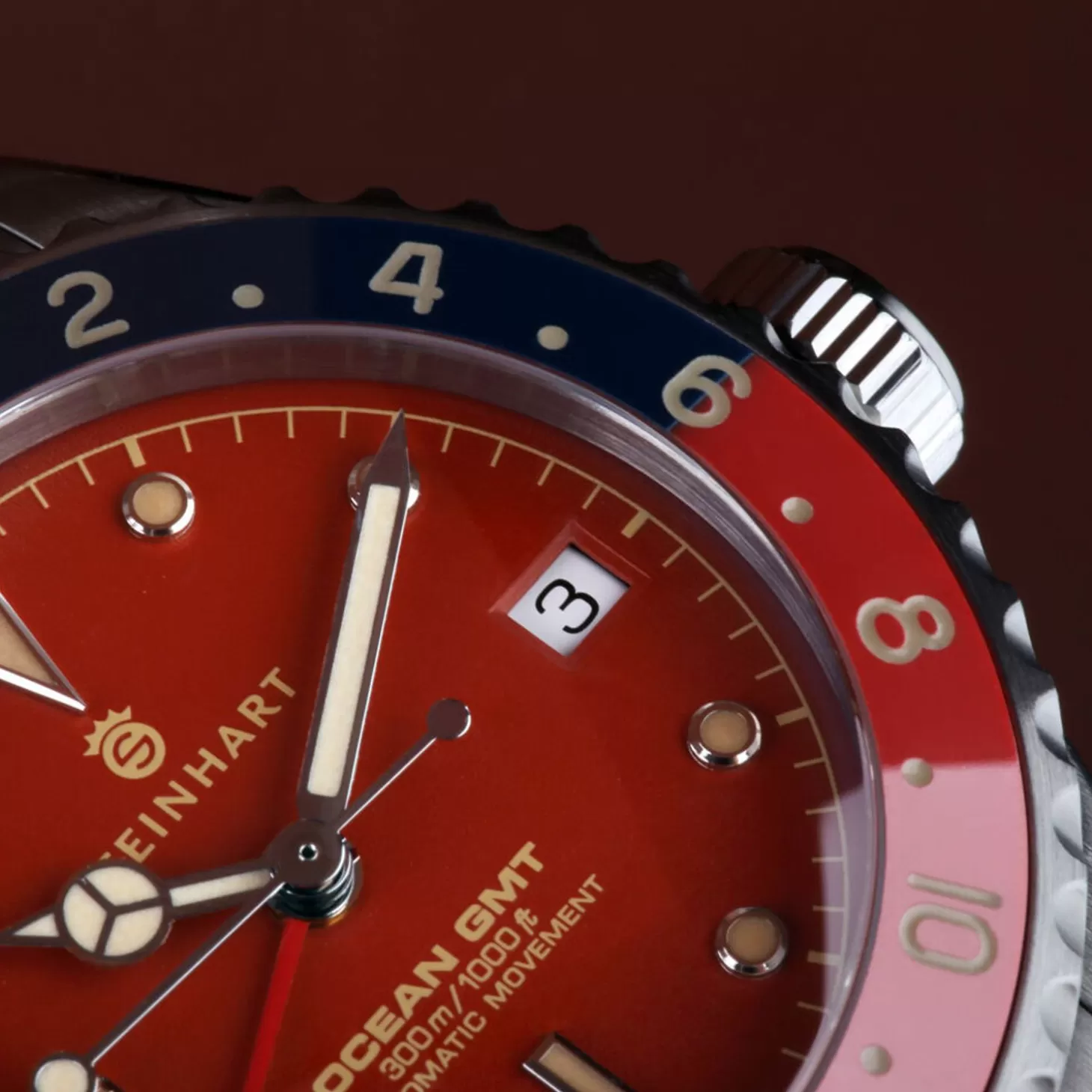 Ocean 39 Vintage Gmt Premium Rood Keramiek Duikhorloge^Steinhart Watches Best Sale
