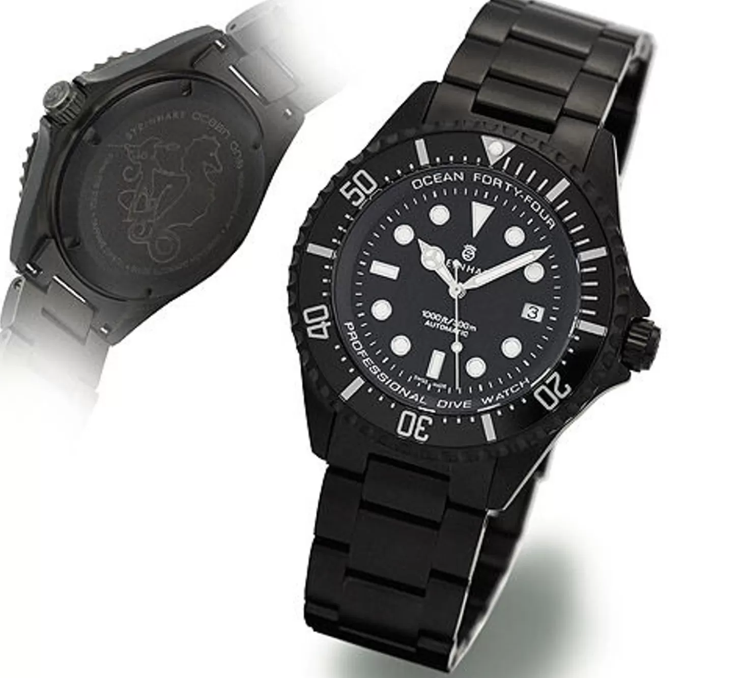 Ocean 44 Automatisch Zwart Dlc^Steinhart Watches New