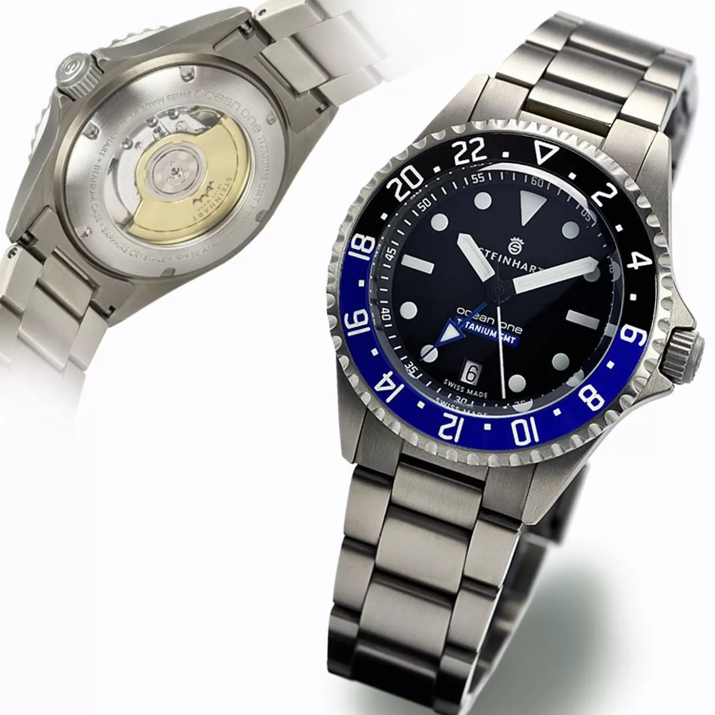 Ocean One Gmt Titan Premium Keramiek^Steinhart Watches Online