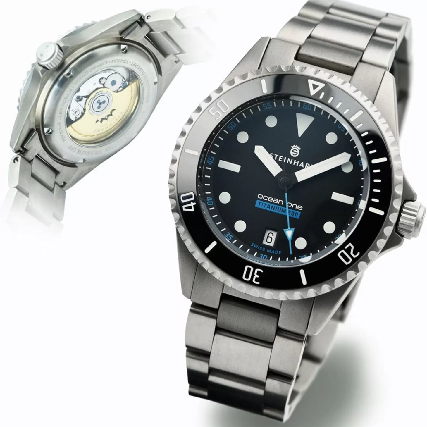 Ocean One Titanium 500 Premium Keramisch Duikhorloge^Steinhart Watches Shop