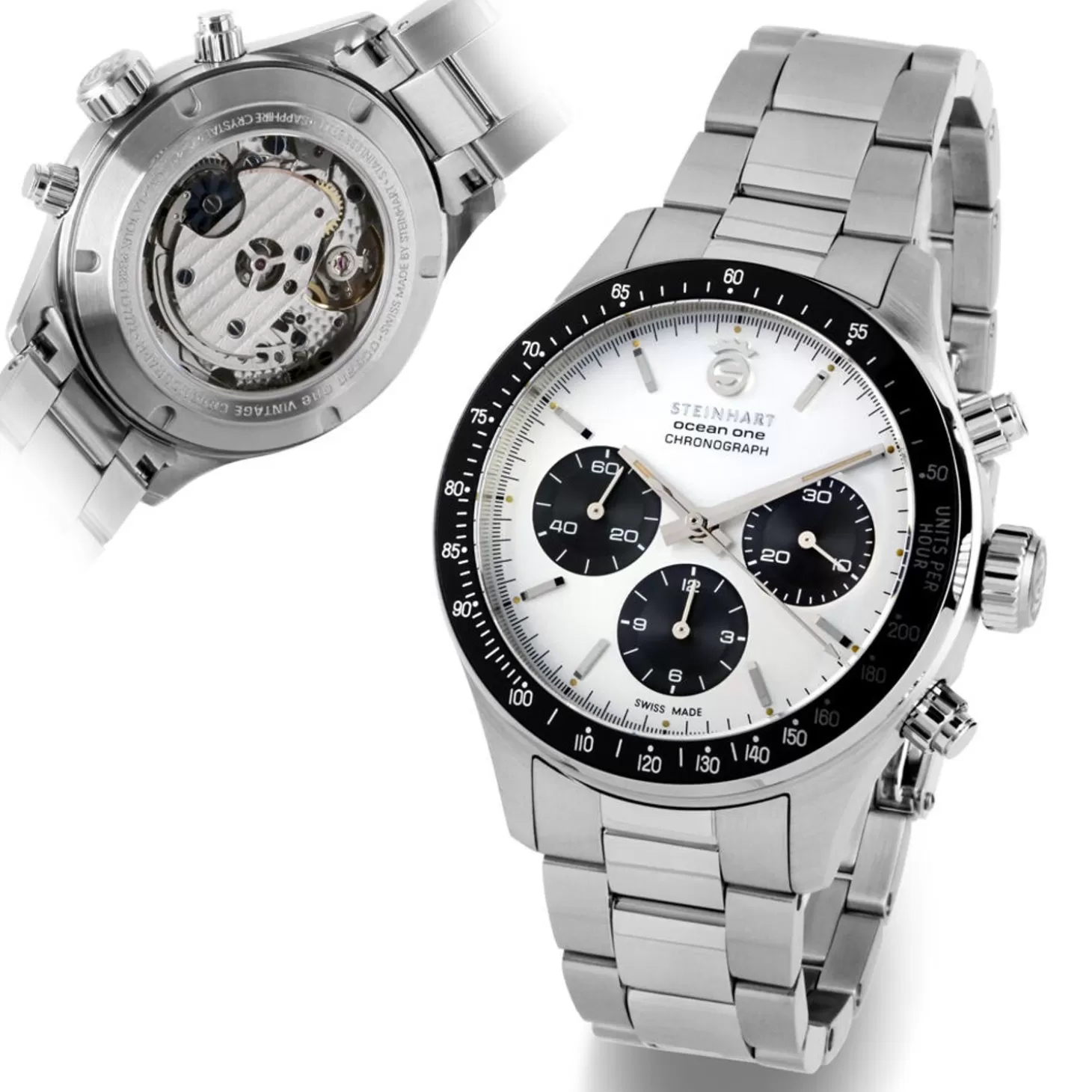Ocean One Vintage Chronograaf Ii Zilver^Steinhart Watches Best Sale