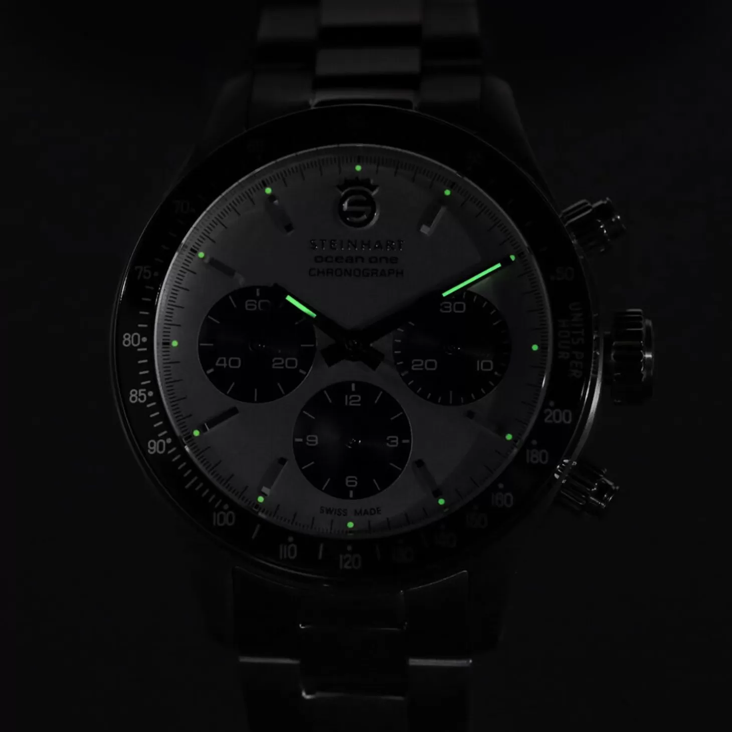 Ocean One Vintage Chronograaf Ii Zilver^Steinhart Watches Best Sale