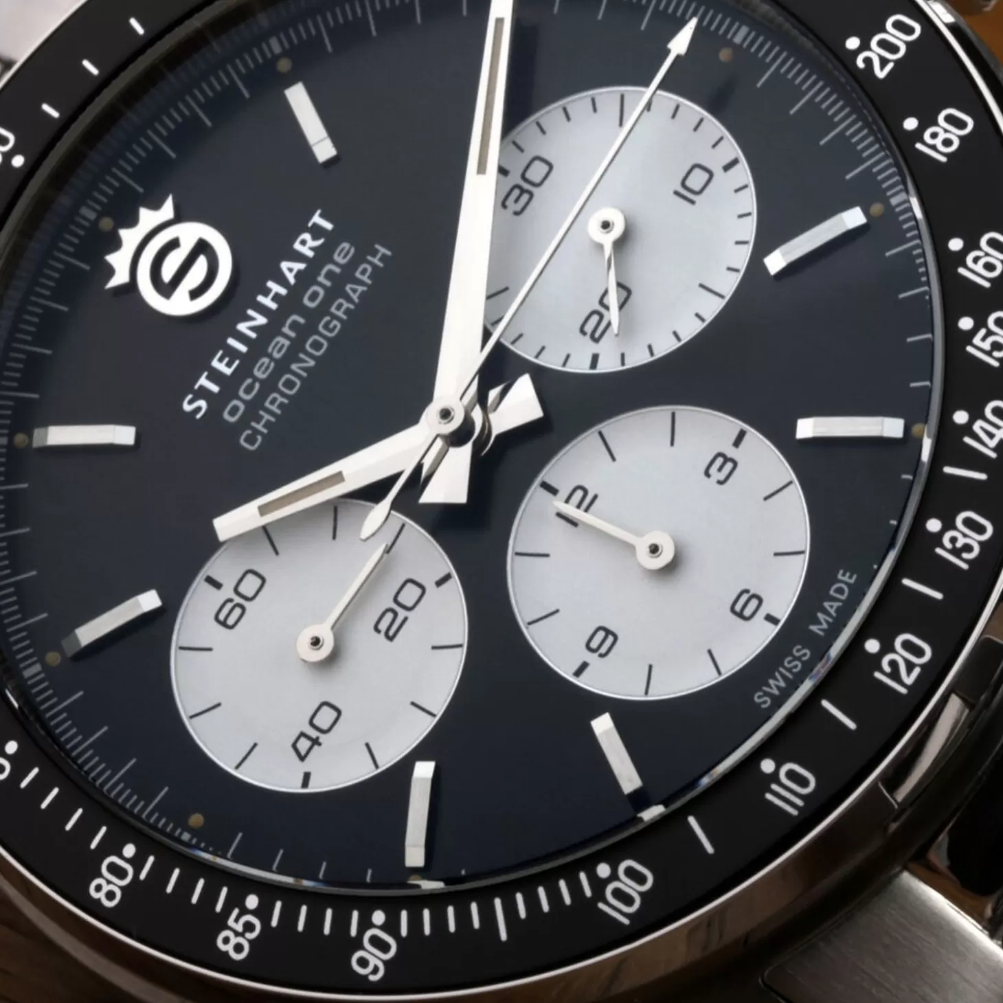Ocean One Vintage Chronograaf Ii Zwart^Steinhart Watches Sale