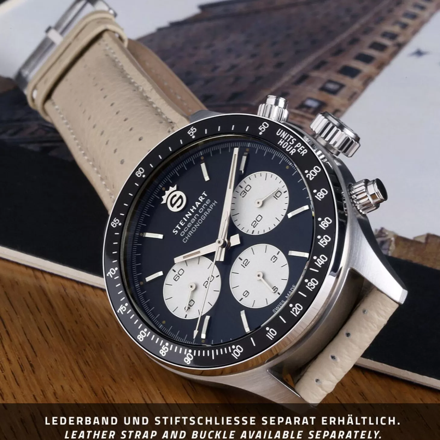 Ocean One Vintage Chronograaf Ii Zwart^Steinhart Watches Sale