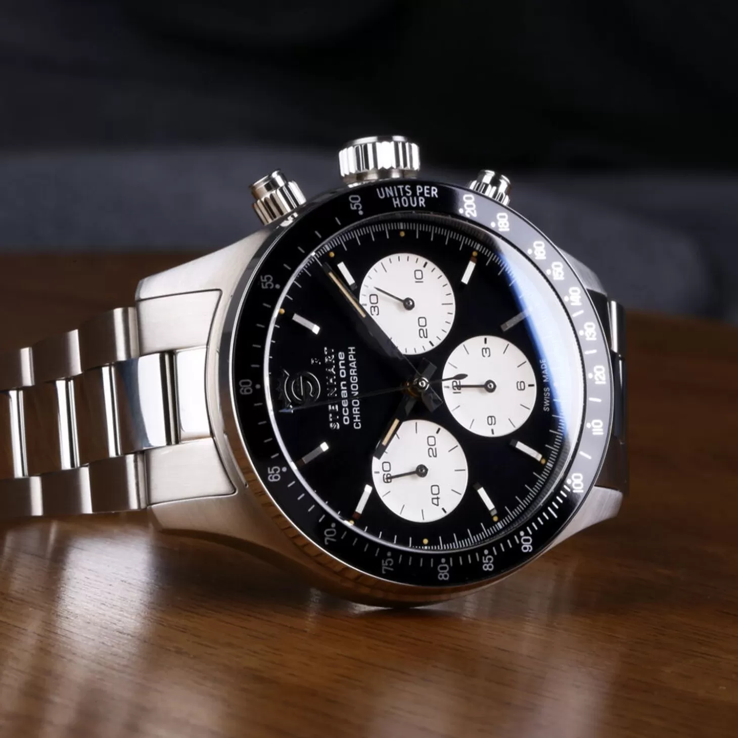 Ocean One Vintage Chronograaf Ii Zwart^Steinhart Watches Sale