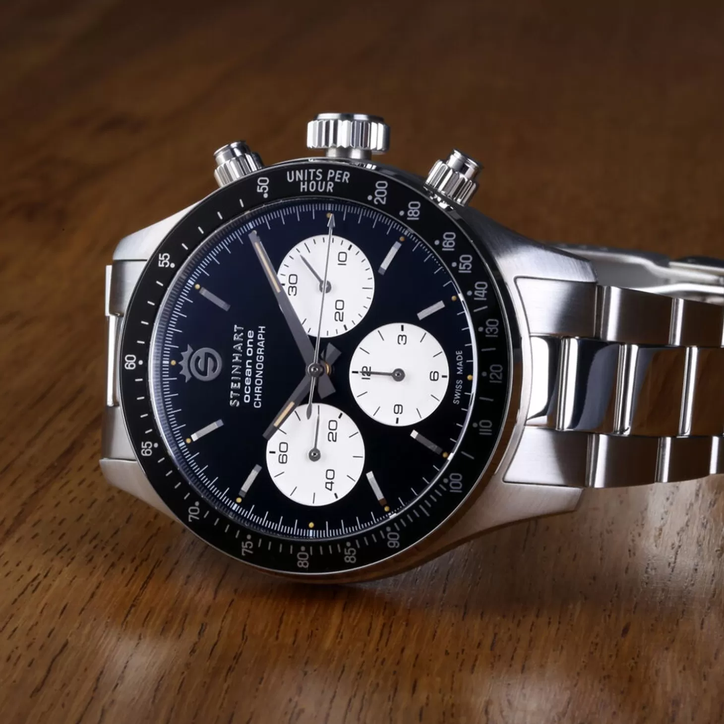 Ocean One Vintage Chronograaf Ii Zwart^Steinhart Watches Sale