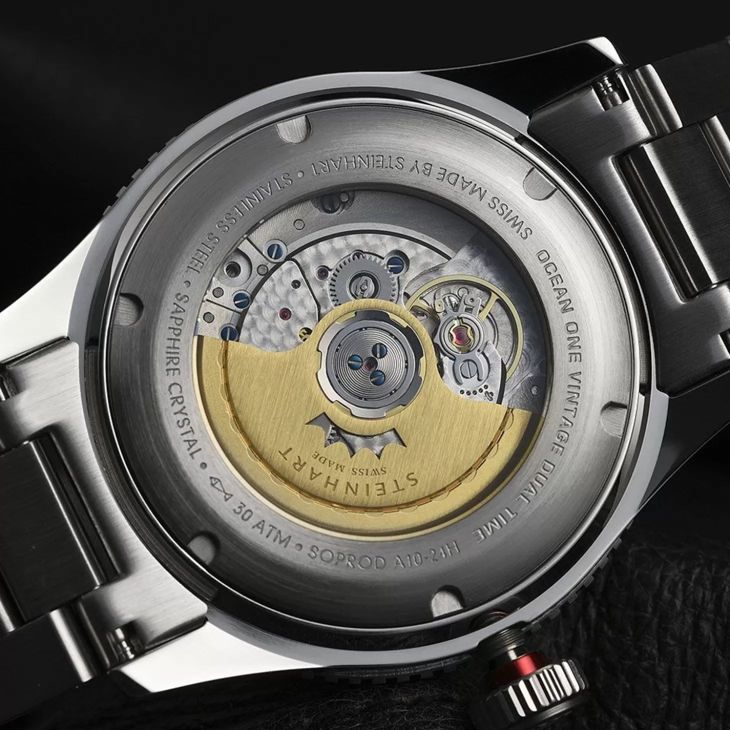 Ocean One Vintage Dual-Time Premium Duikhorloge^Steinhart Watches Cheap