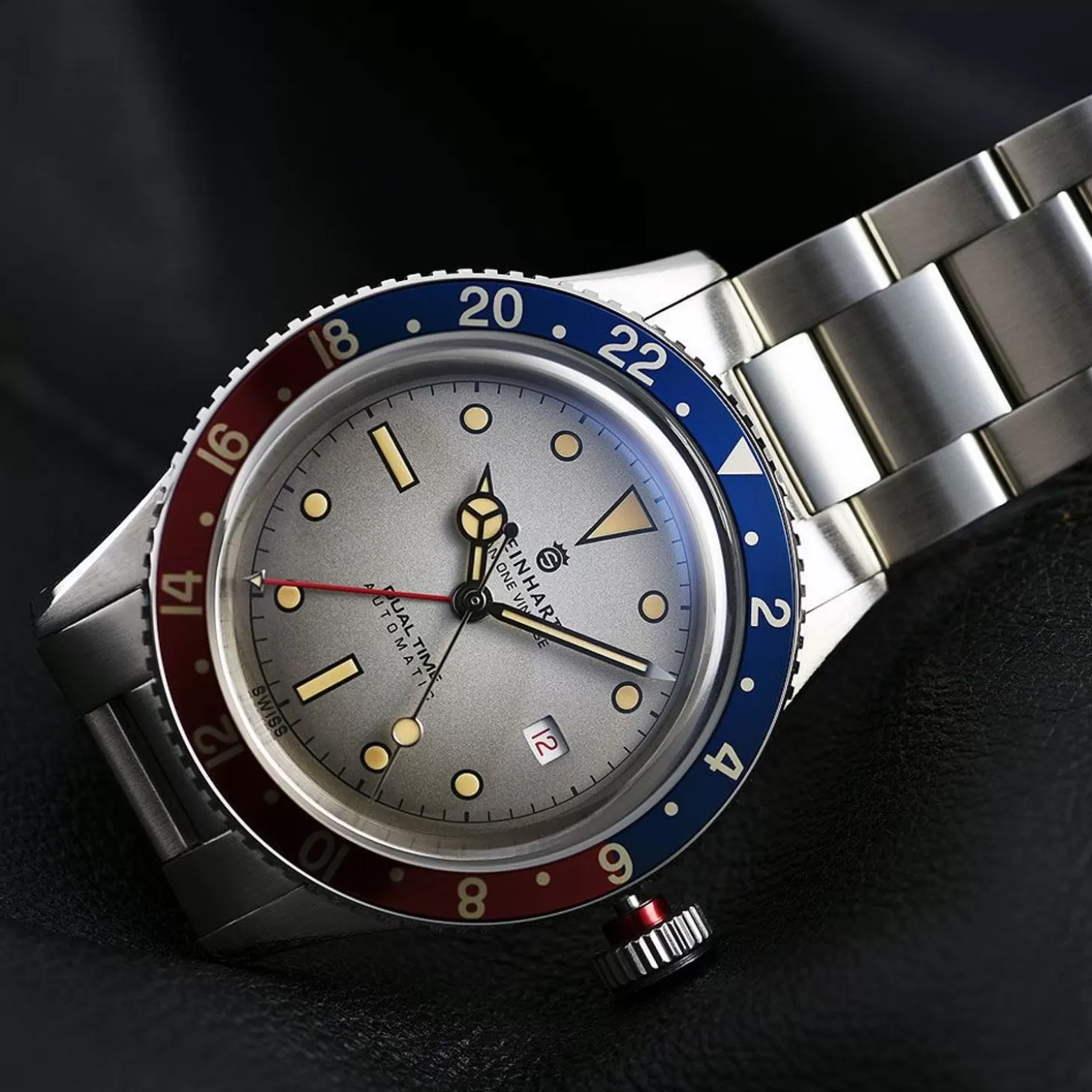 Ocean One Vintage Dual-Time Premium Duikhorloge^Steinhart Watches Cheap