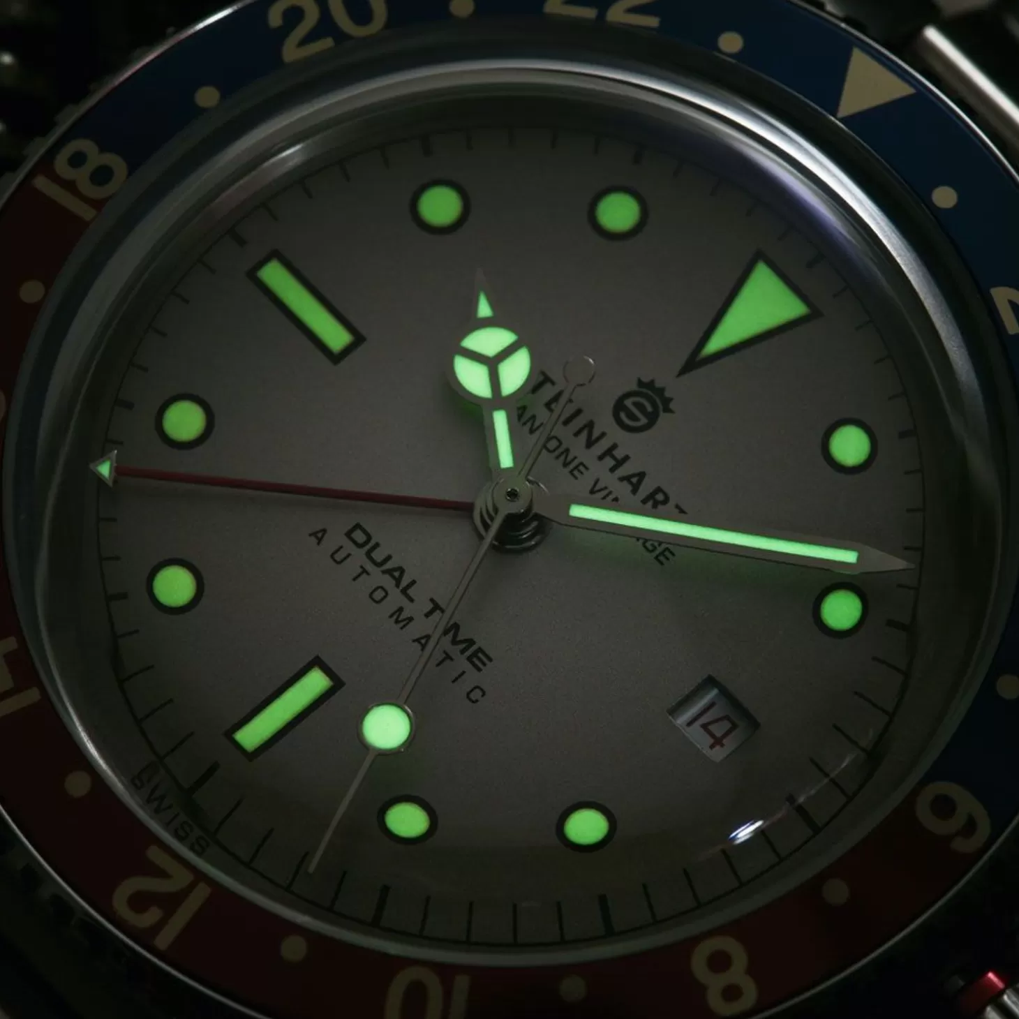 Ocean One Vintage Dual-Time Premium Duikhorloge^Steinhart Watches Cheap