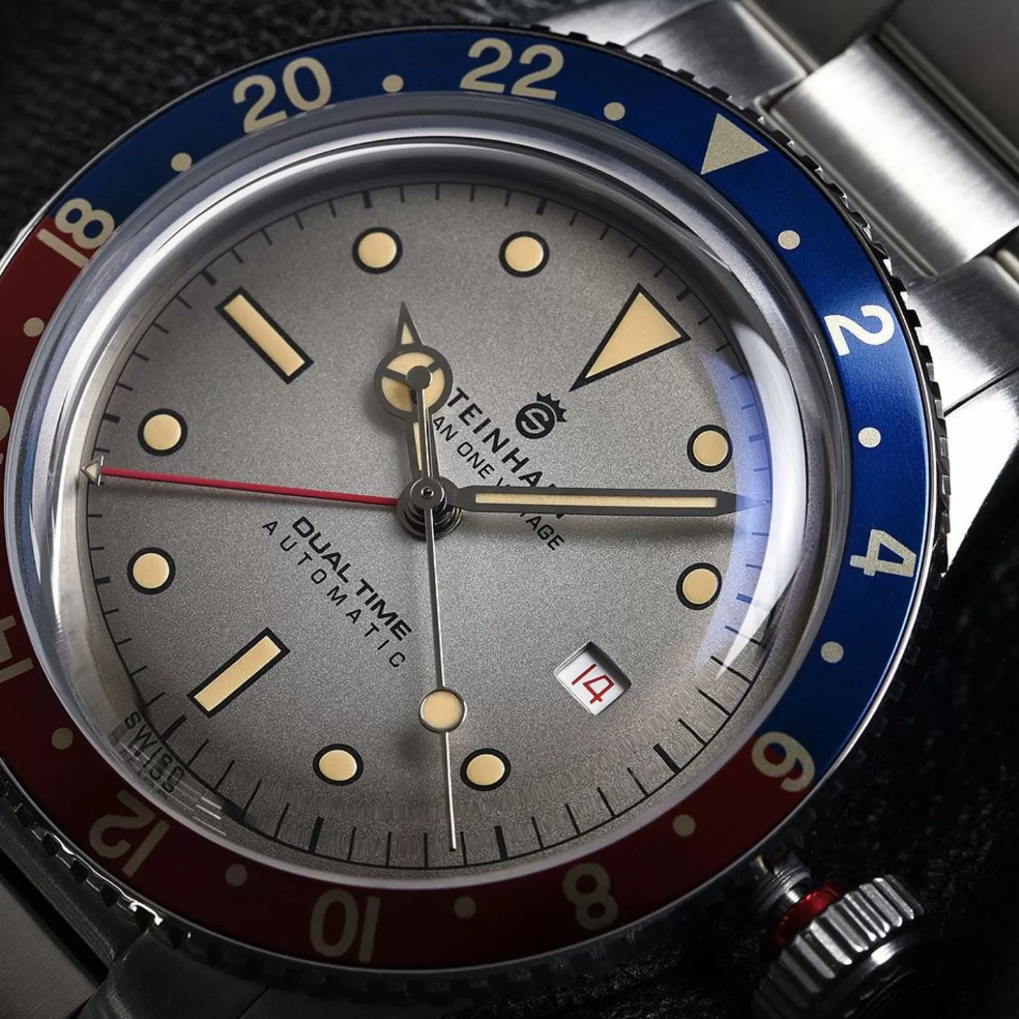 Ocean One Vintage Dual-Time Premium Duikhorloge^Steinhart Watches Cheap