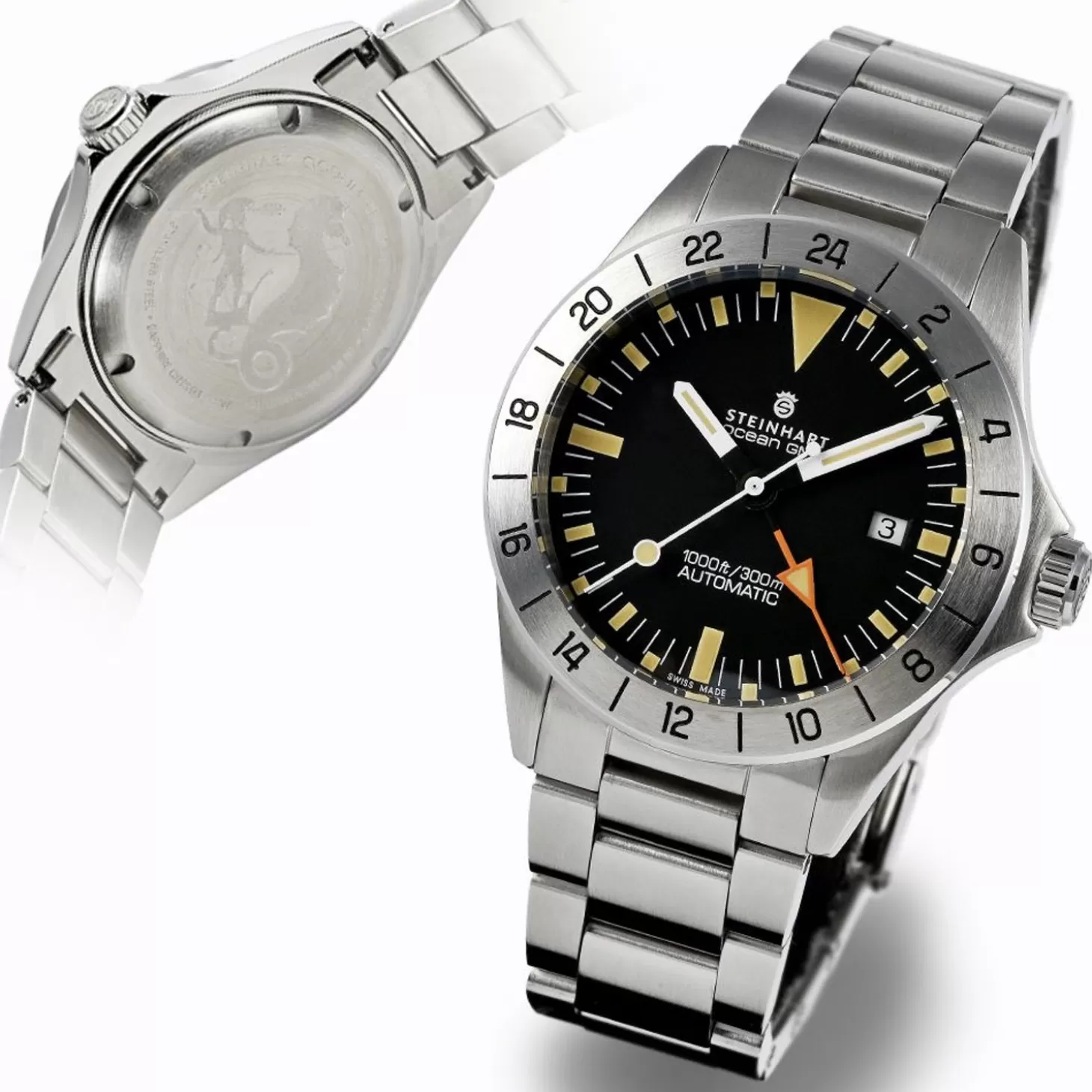 Ocean One Vintage Gmt Duikerhorloge^Steinhart Watches Online