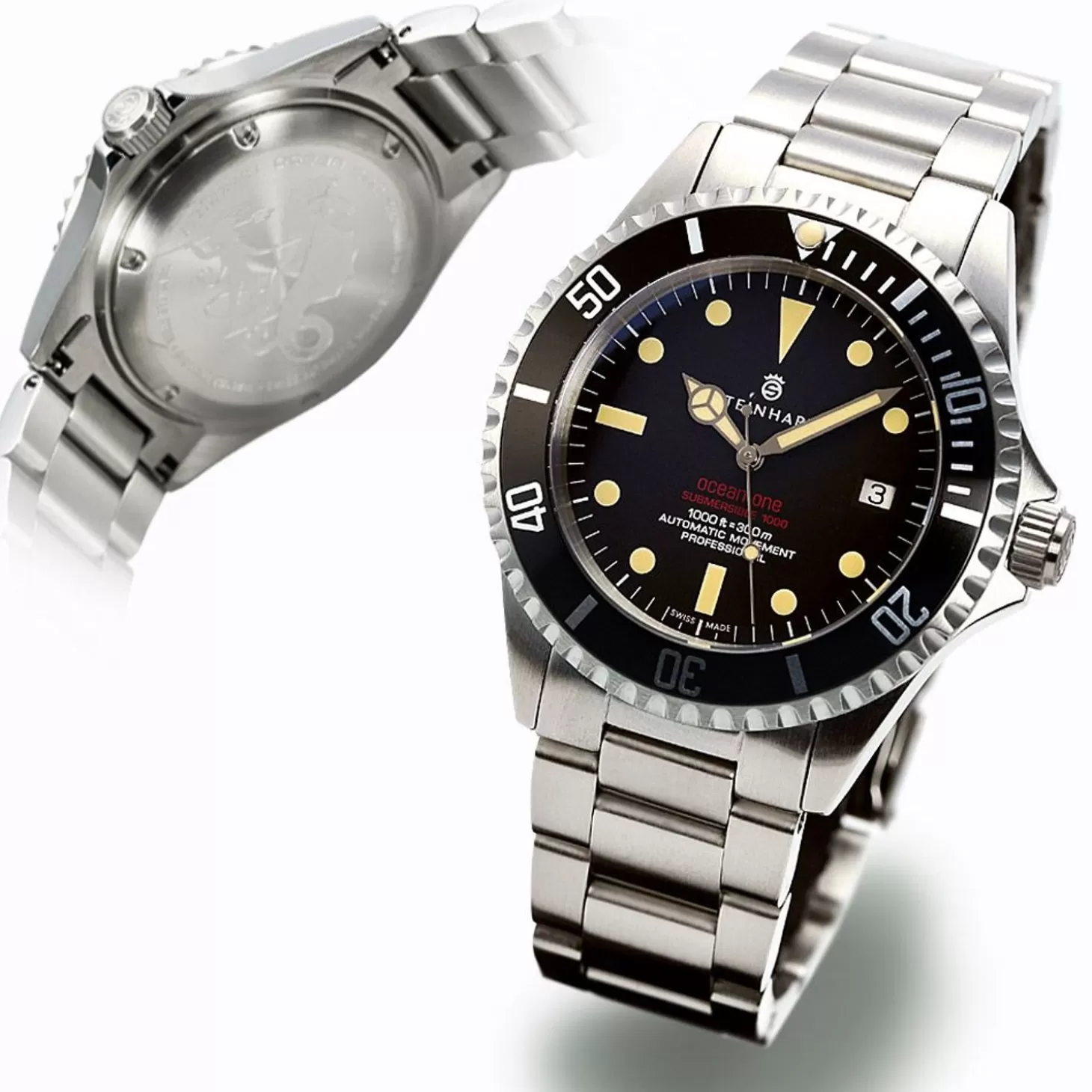 Ocean One Vintage Rood Duikhorloge^Steinhart Watches Best