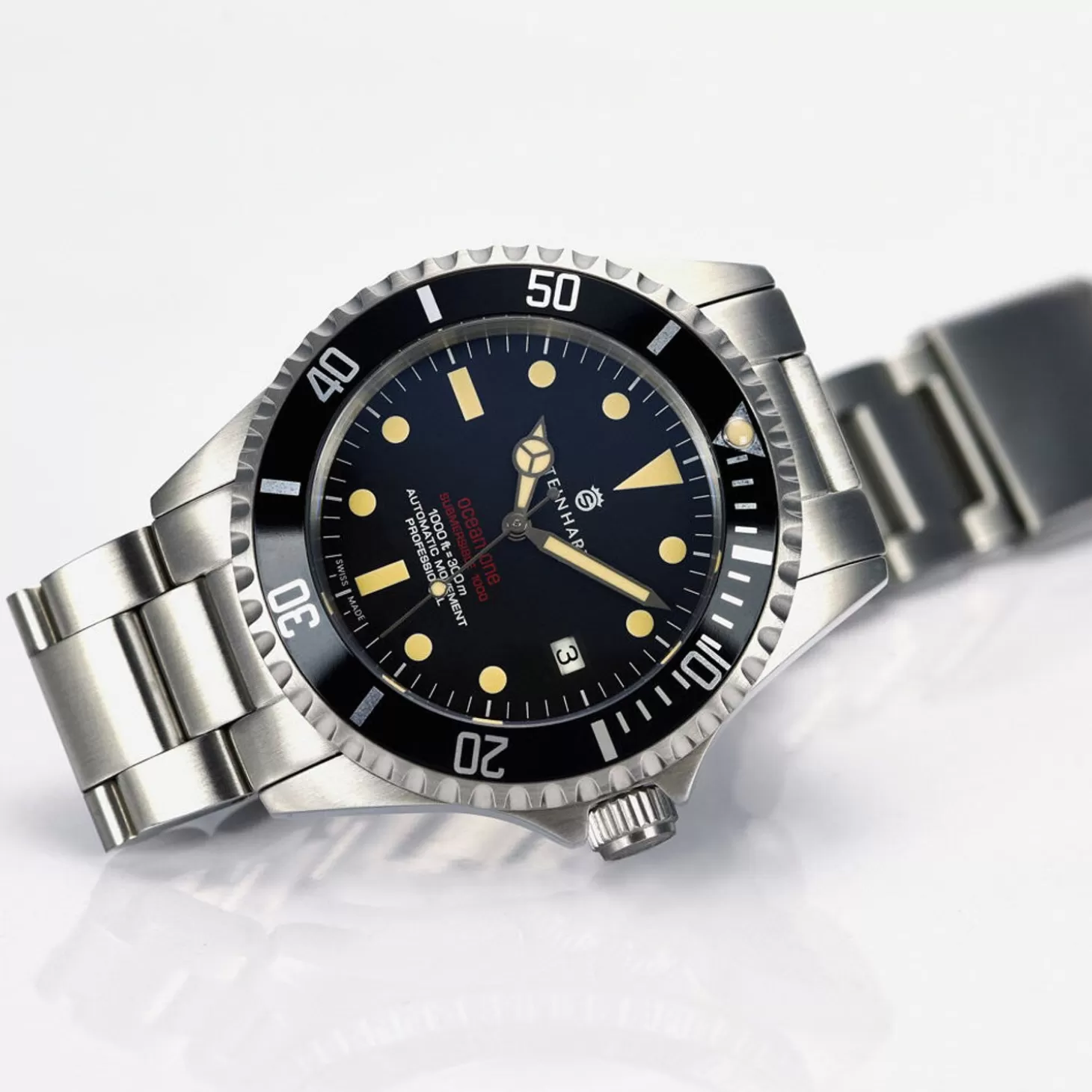 Ocean One Vintage Rood Duikhorloge^Steinhart Watches Best