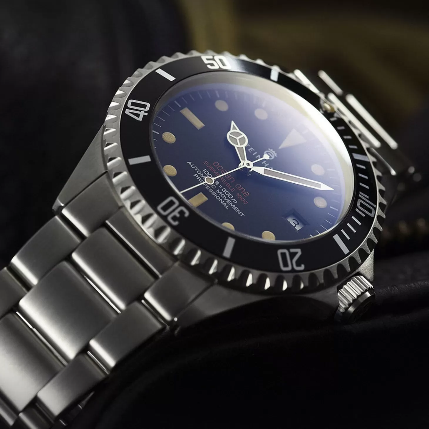 Ocean One Vintage Rood Duikhorloge^Steinhart Watches Best