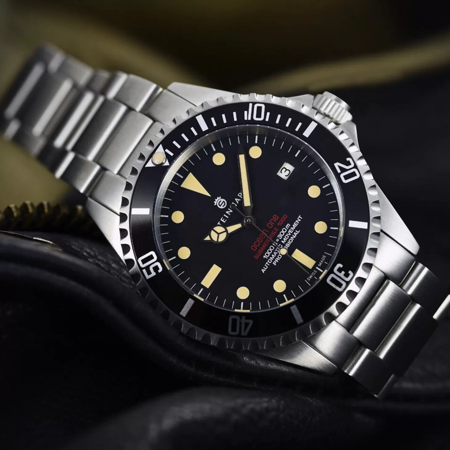 Ocean One Vintage Rood Duikhorloge^Steinhart Watches Best