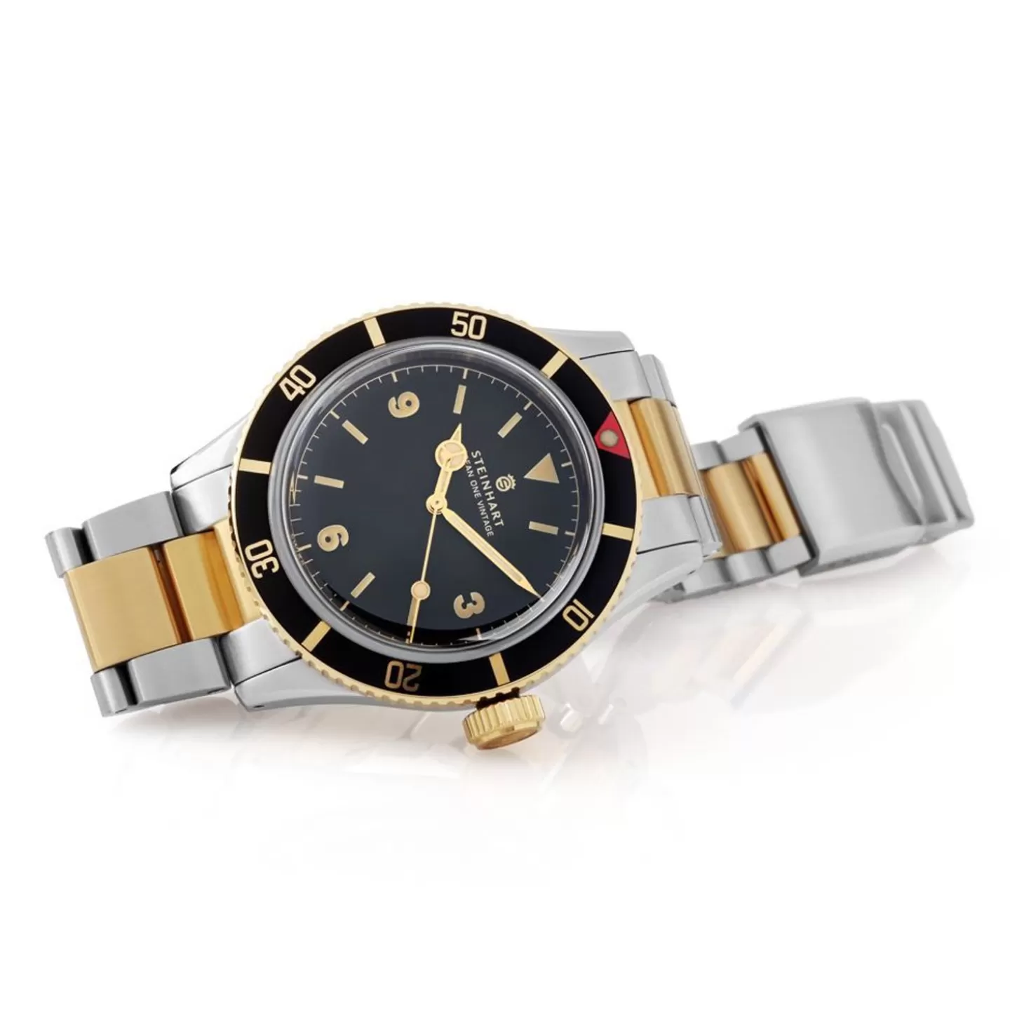 Ocean One Vintage Tweekleurig Duikhorloge^Steinhart Watches Store