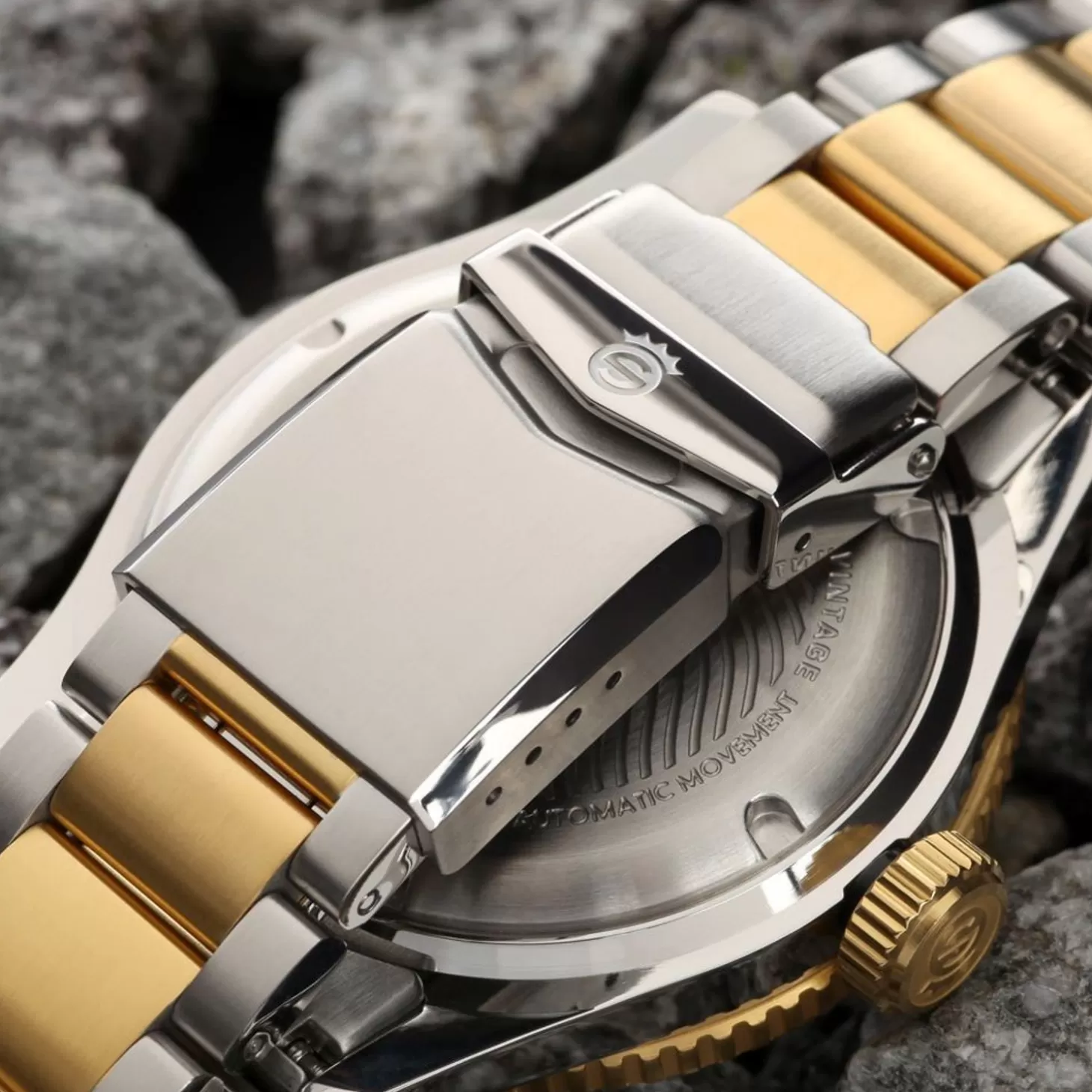 Ocean One Vintage Tweekleurig Duikhorloge^Steinhart Watches Store