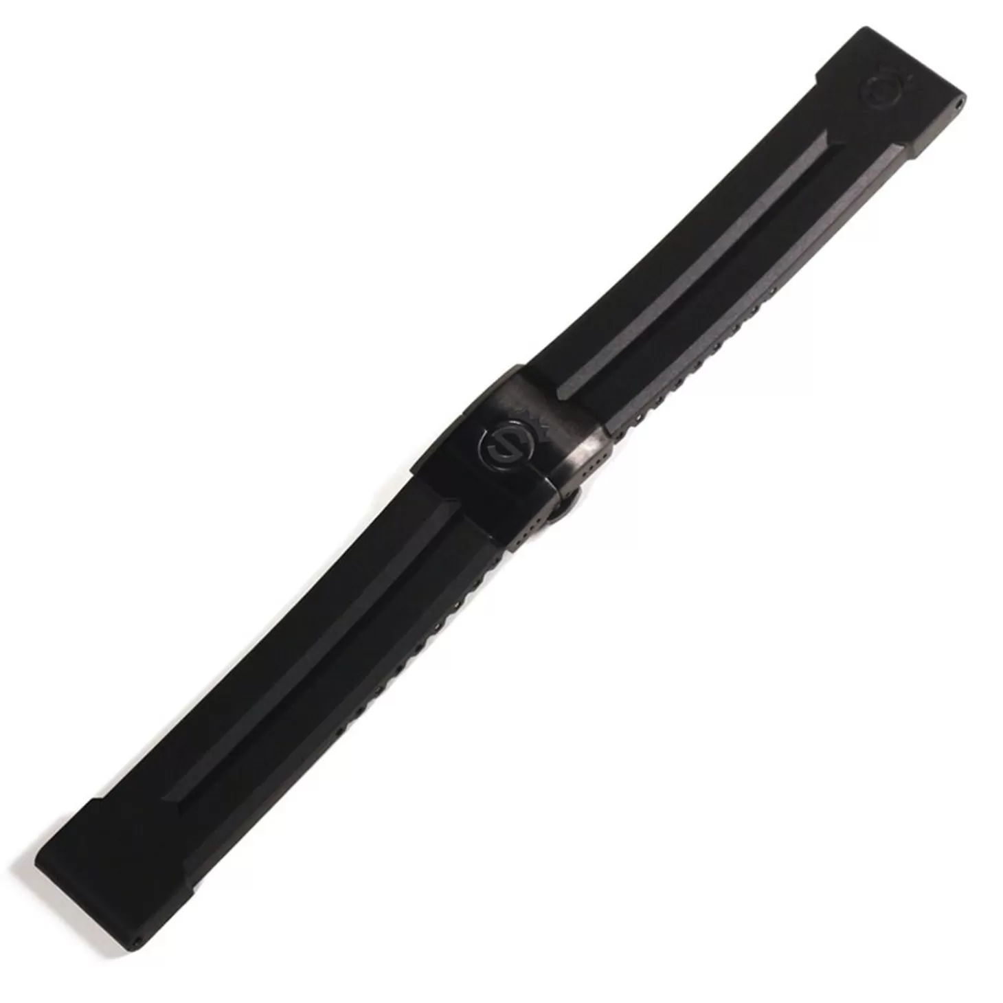 Rubberen Band 24 Mm Zwart Met Inzetsluiting In Zwart Pvd^Steinhart Watches Hot