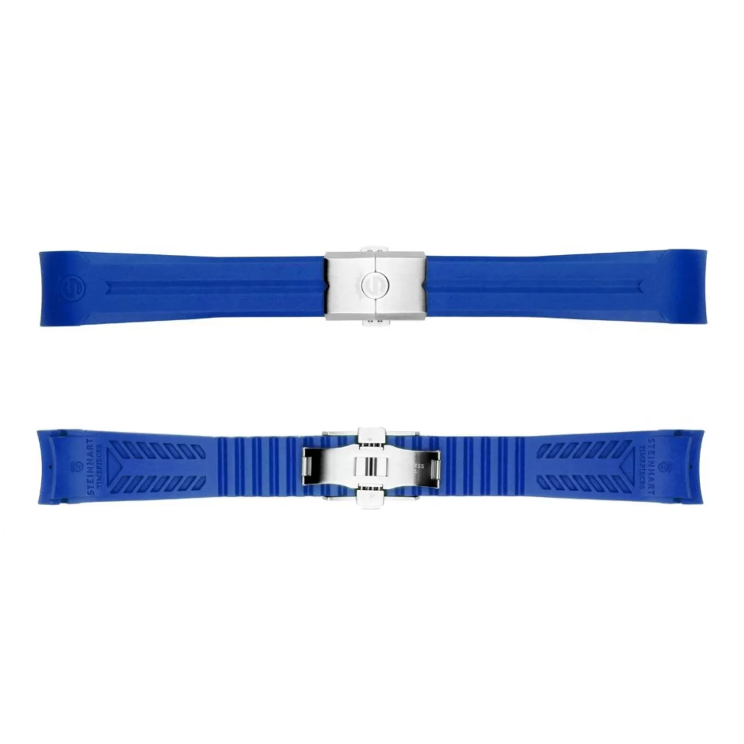 Rubberen Band Blauw Nieuw 20X16 Mm Voor Ocean 39 Met Sluiting Staal^Steinhart Watches Hot