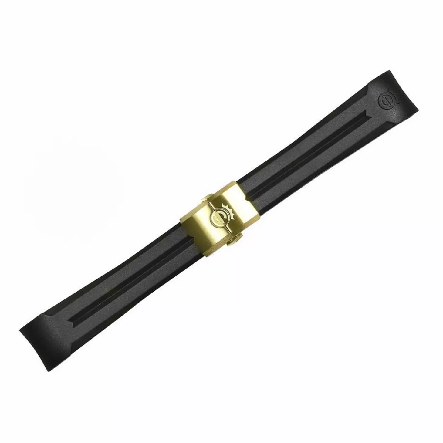 Rubberen Band Nieuw 20X16 Mm Voor Ocean 39 Met Gesp Goud^Steinhart Watches New
