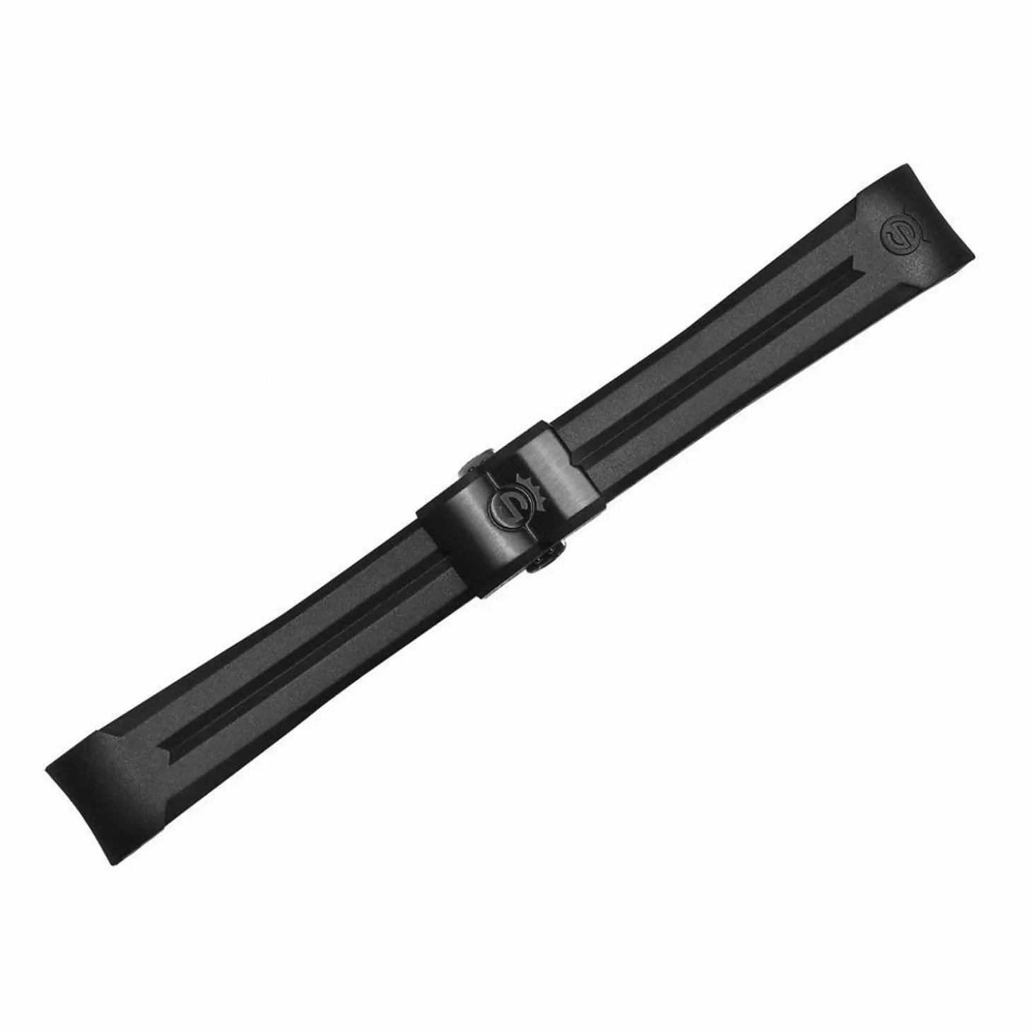 Rubberen Band Nieuw 20X16 Mm Voor Ocean 39 Met Sluiting Zwart Dlc Steinhart Watches Shop Horloges